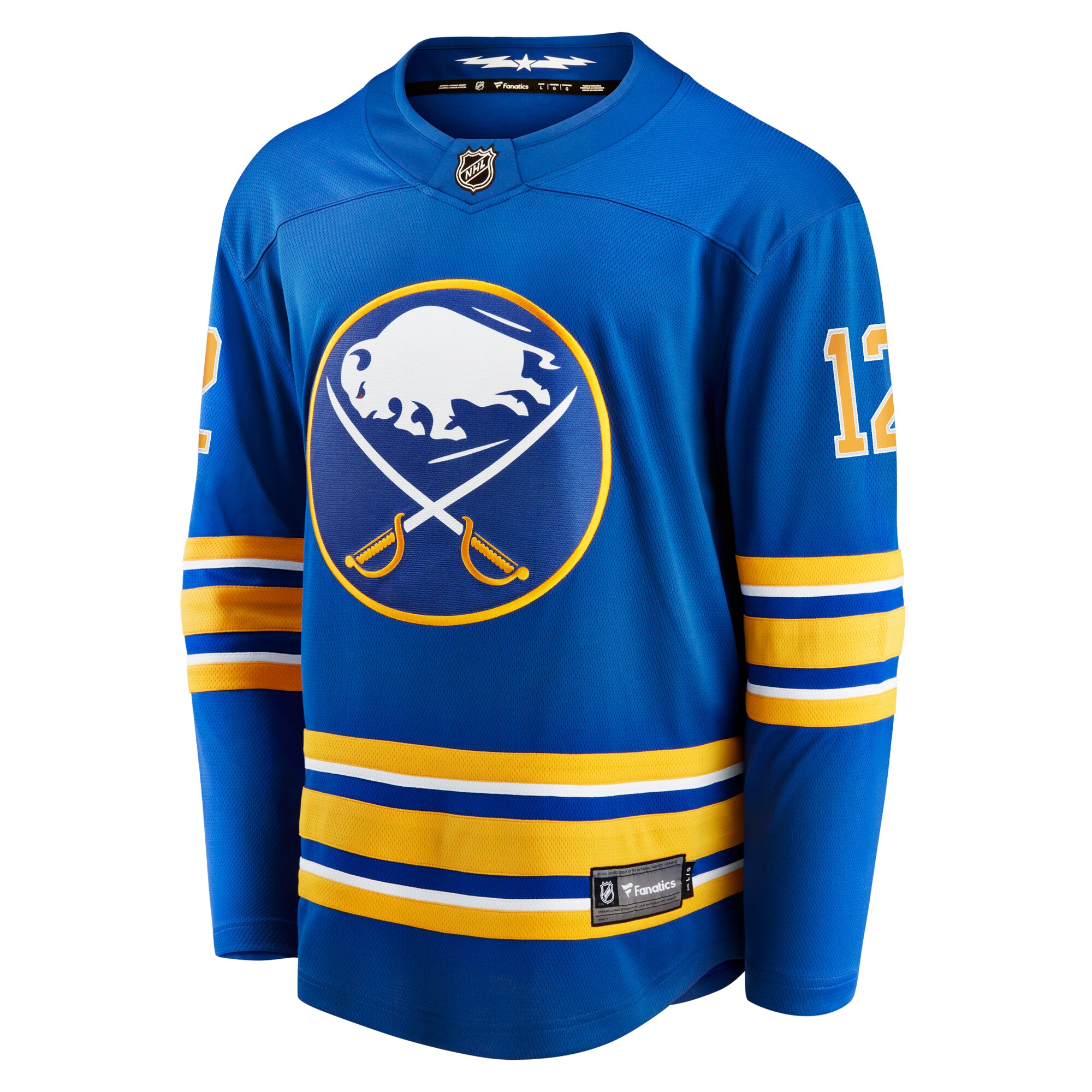 Alternative view of Men's Buffalo Sabres Jordan Greenway Royal Home Breakaway Hockey Jersey - JS241 
