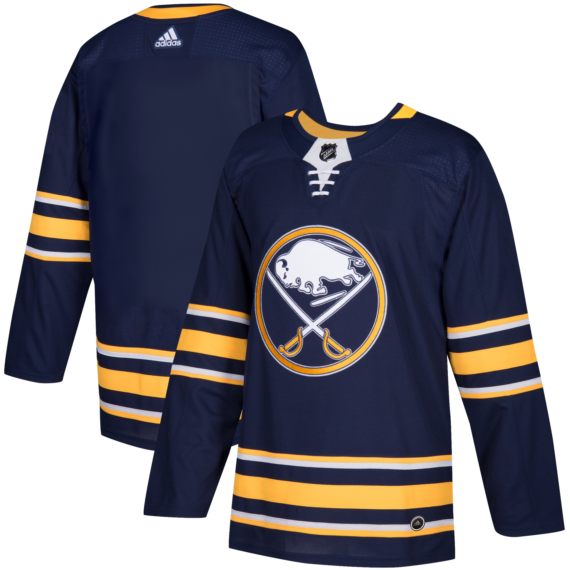 Men's Buffalo Sabres Navy Home Blank Hockey Jersey - JS185 