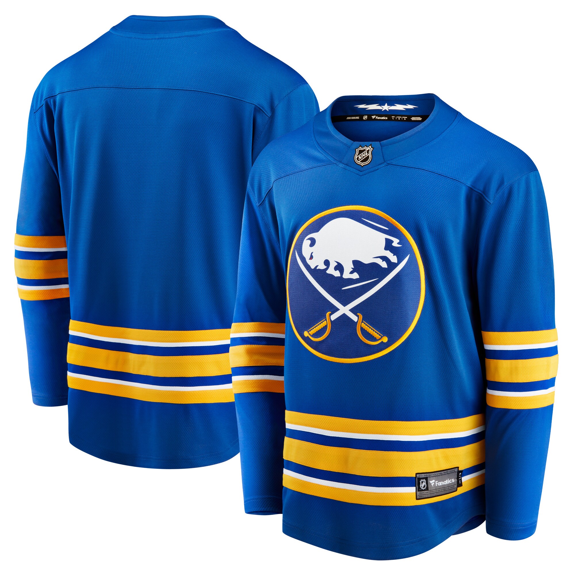 Men's Buffalo Sabres Royal Home Breakaway Hockey Jersey - JS619 
