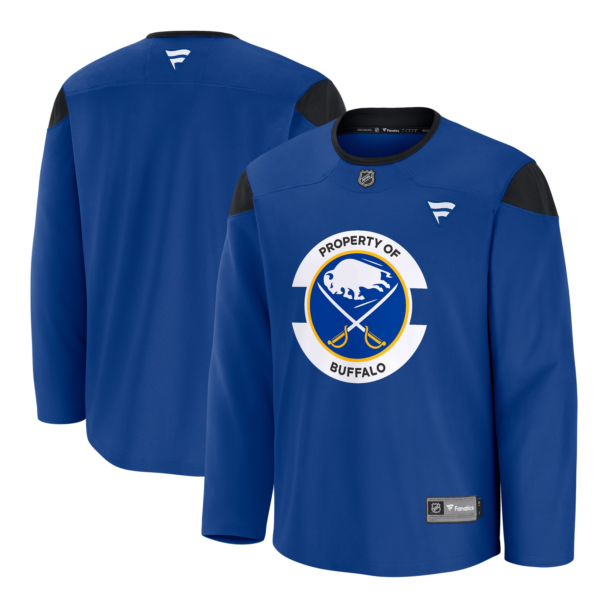 Men's Buffalo Sabres Royal Home Practice Hockey Jersey - JS262 