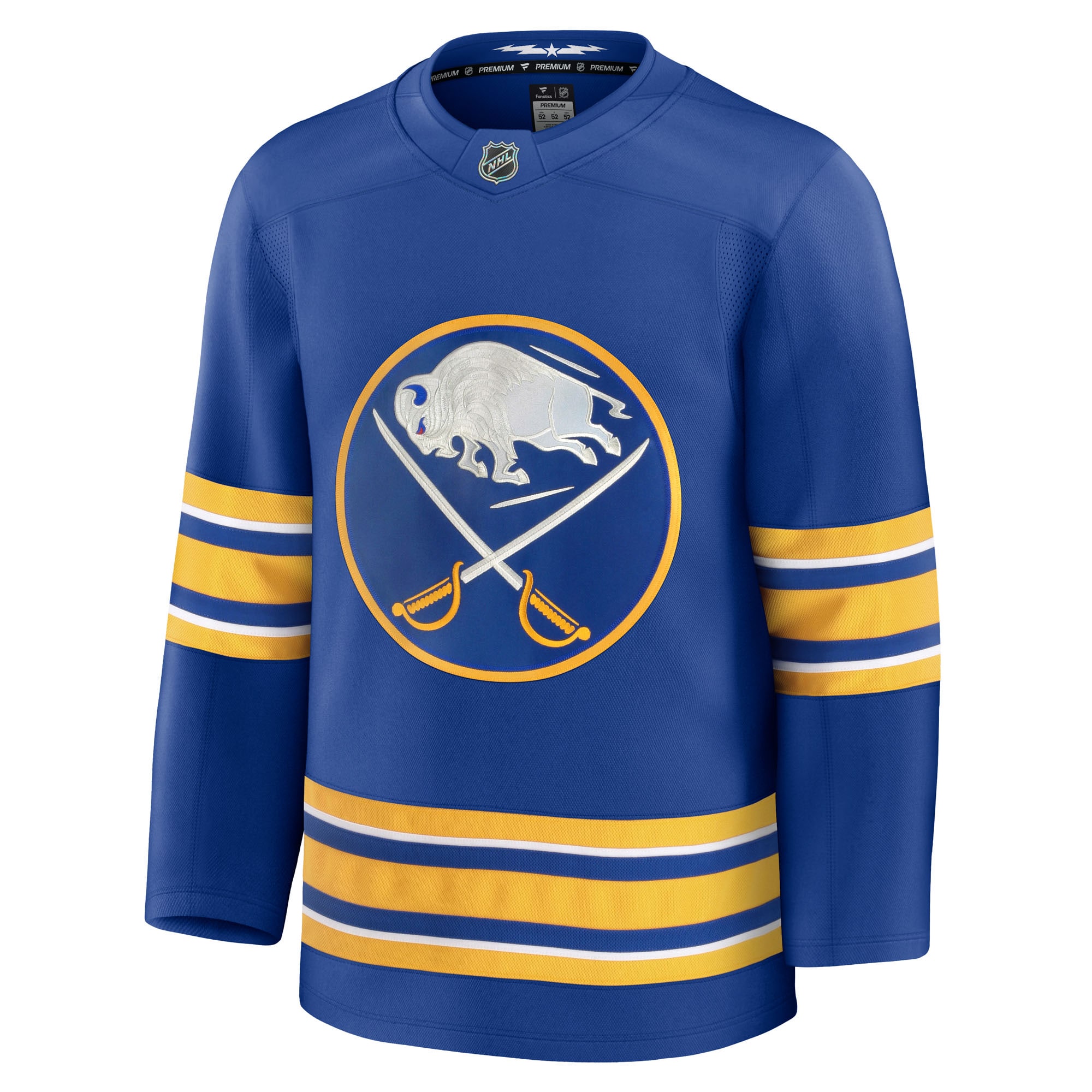 Alternative view of Men's Buffalo Sabres Royal Home Premium Hockey Jersey - JS387 