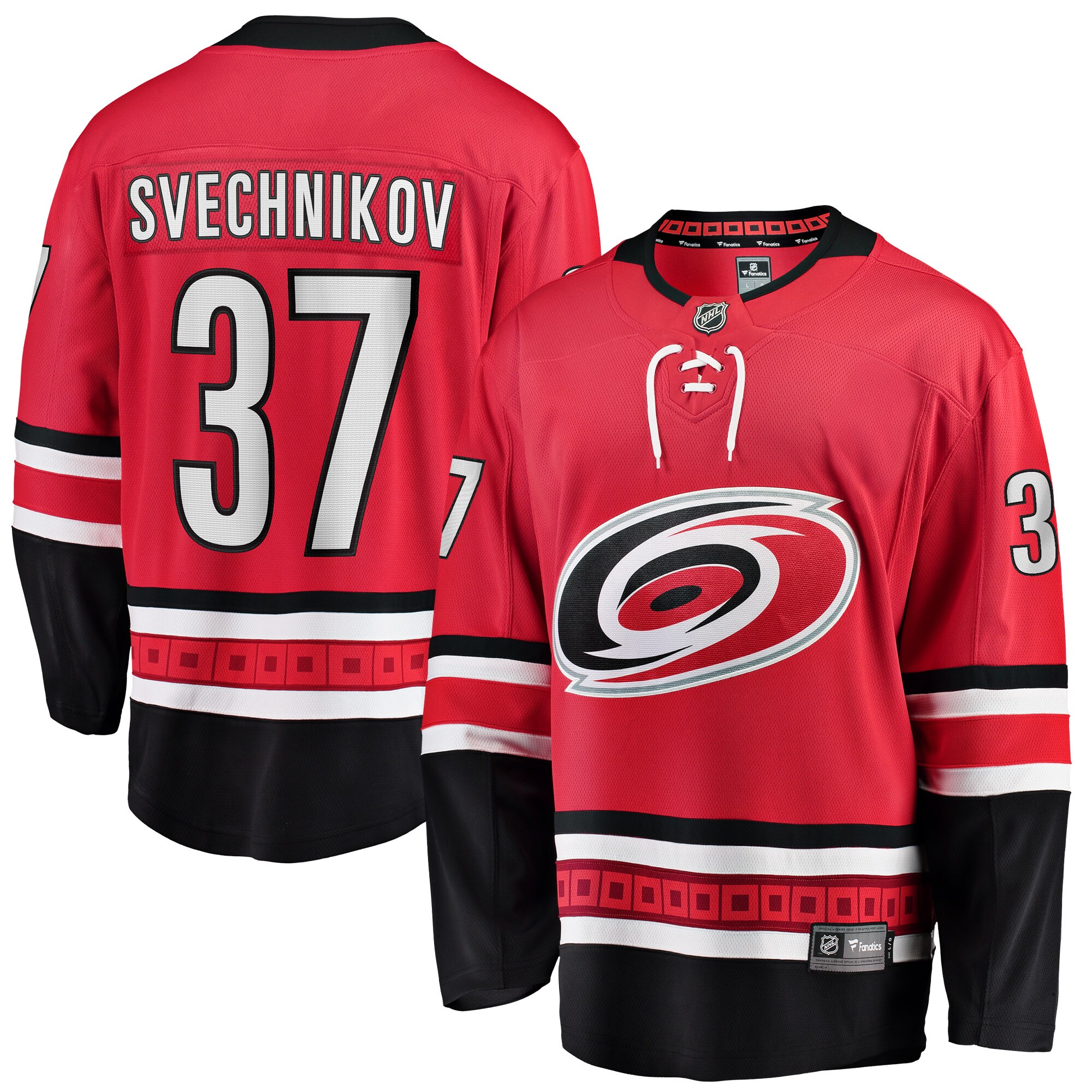 Men's Carolina Hurricanes Andrei Svechnikov Red Alternate Breakaway Player Hockey Jersey - JS160 