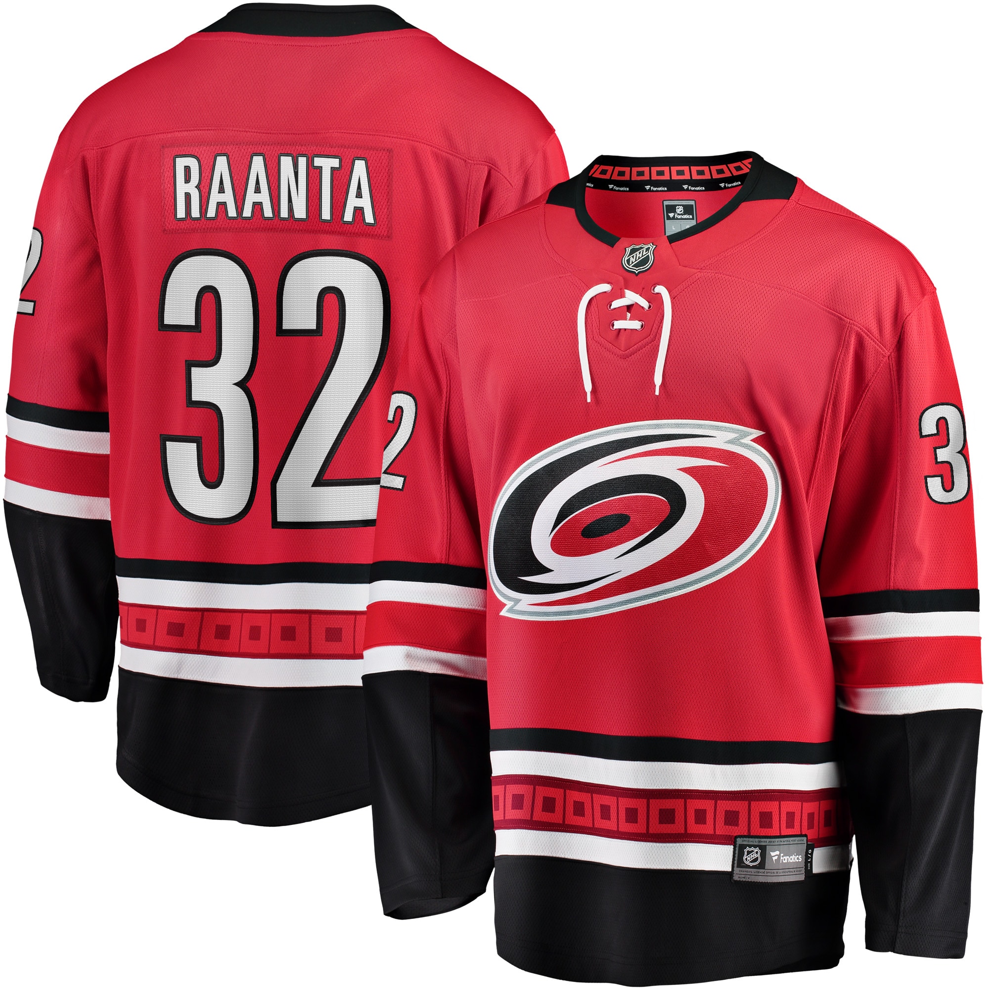 Men's Carolina Hurricanes Antti Raanta Red Alternate Breakaway Player Hockey Jersey - JS849 