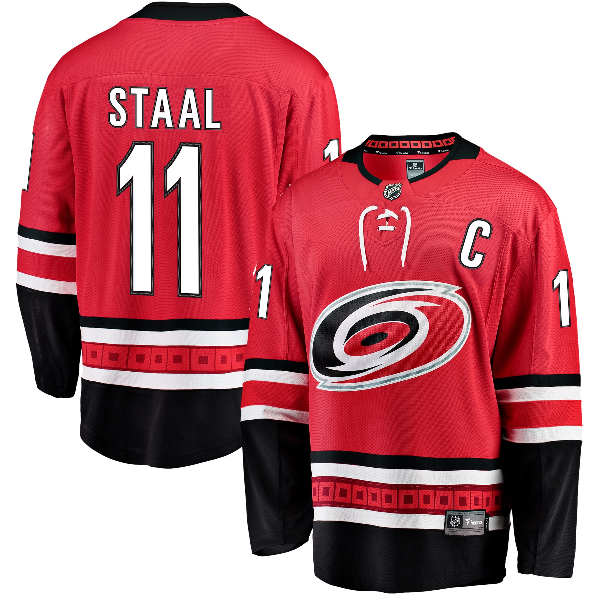 Men's Carolina Hurricanes Jordan Staal Red Alternate Breakaway Hockey Jersey - JS332 