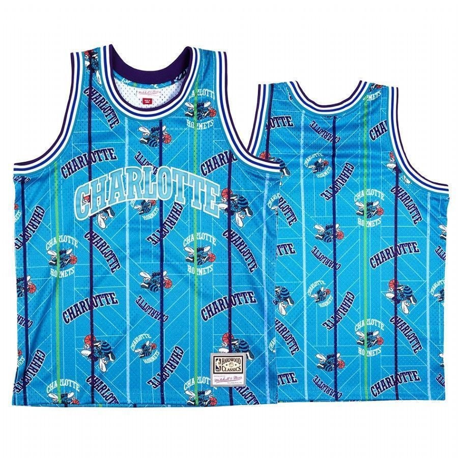 Men's Charlotte Hornets Teal Tear Up Pack Basketball Jersey - JS209 