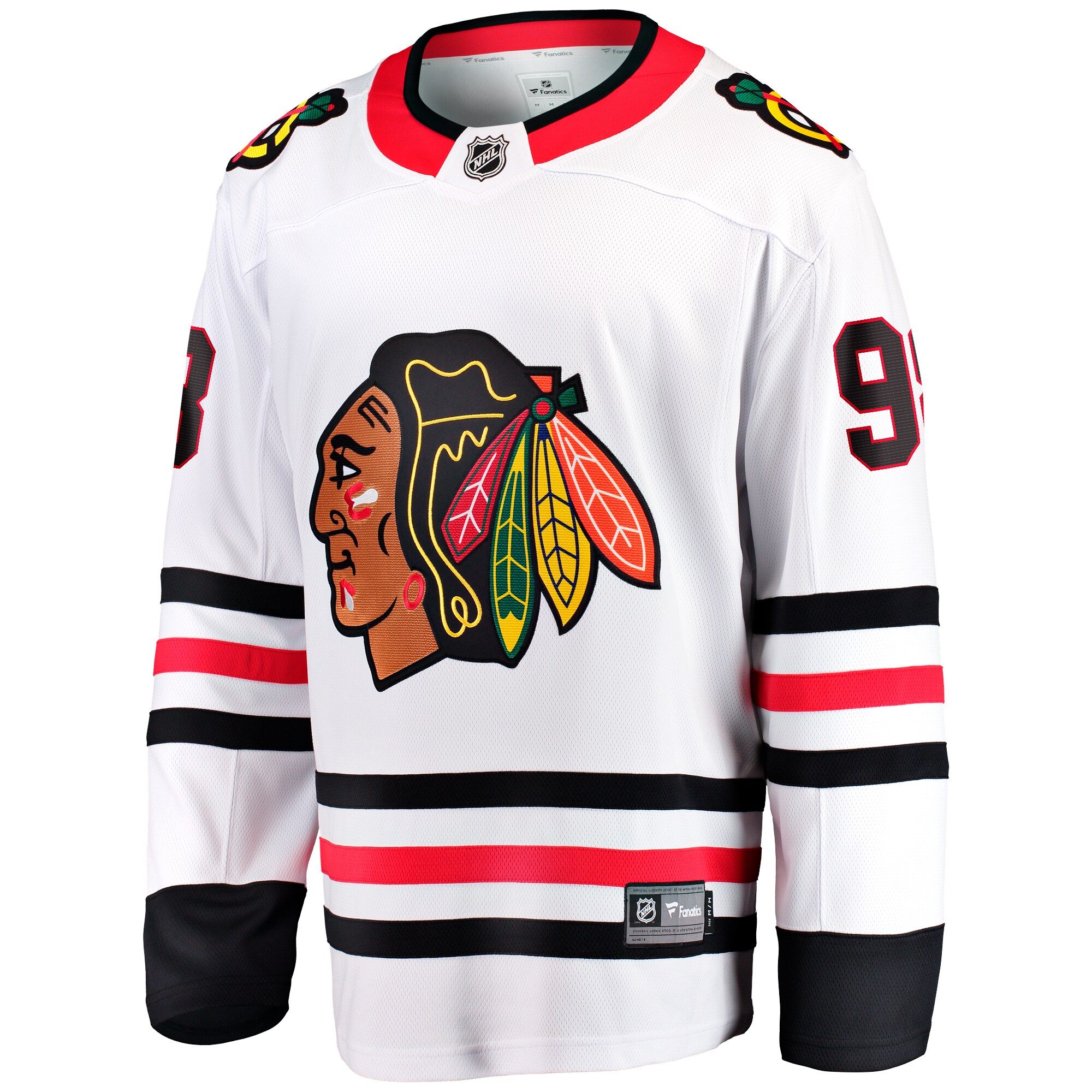 Alternative view of Men's Chicago Blackhawks Connor Bedard White Away Breakaway Player Hockey Jersey - JS928 