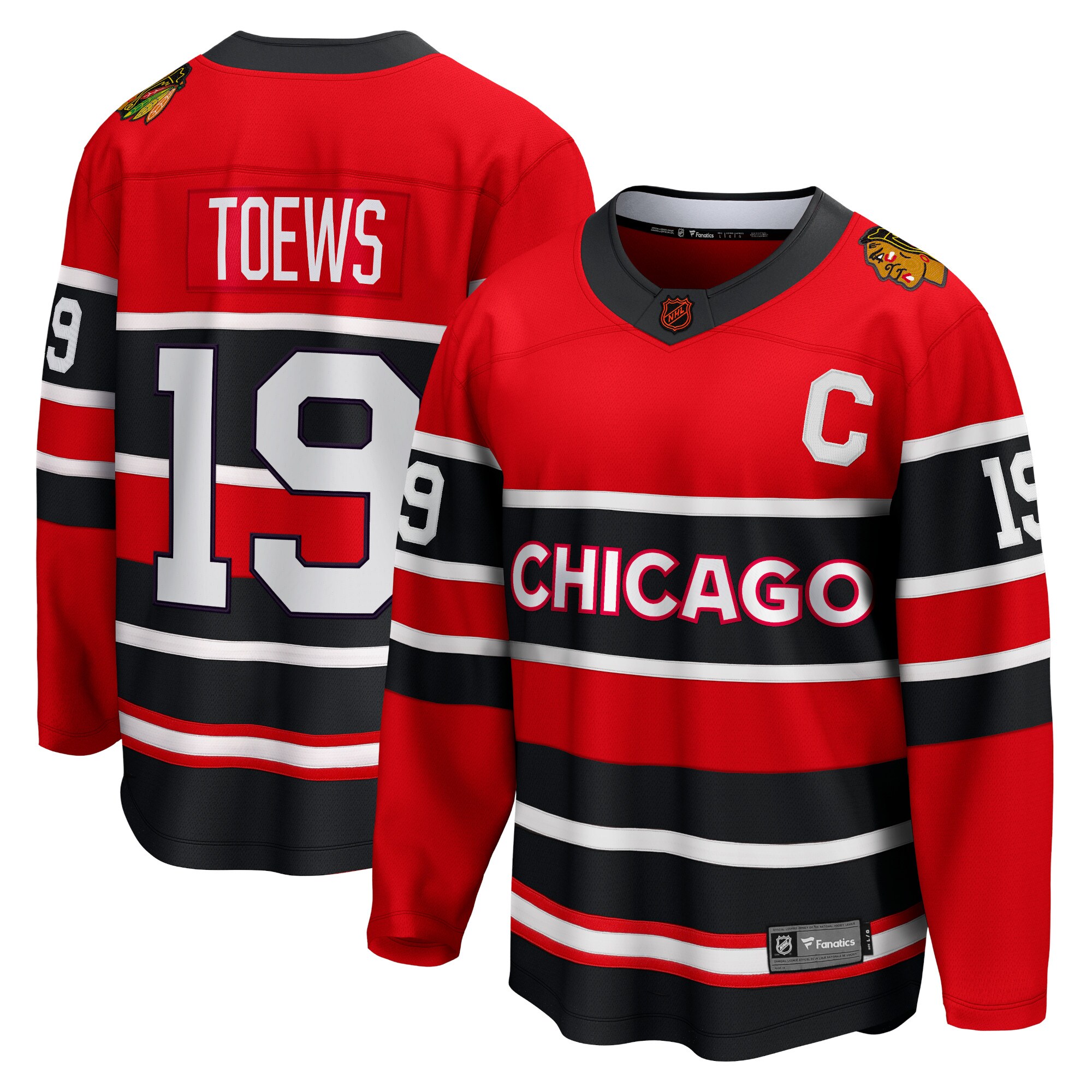 Men's Chicago Blackhawks Jonathan Toews Red Special Edition 2.0 Breakaway Player Hockey Jersey - JS750 