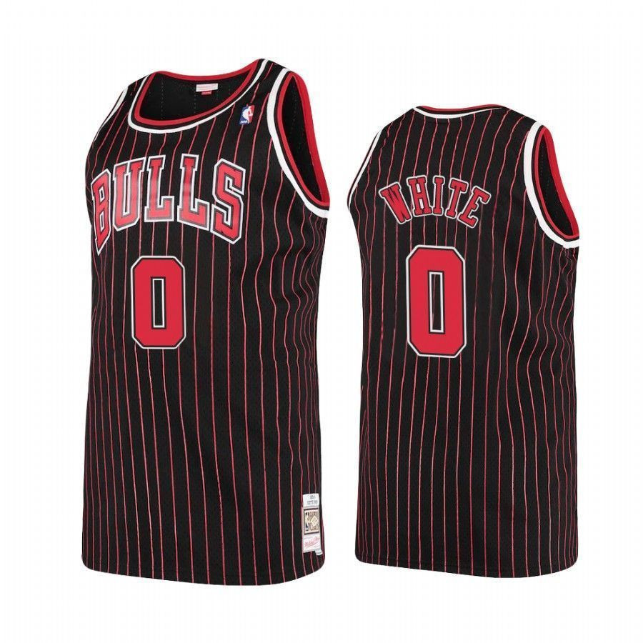Men's Chicago Bulls Coby White 0 Hardwood Classics Basketball Jersey - JS164 