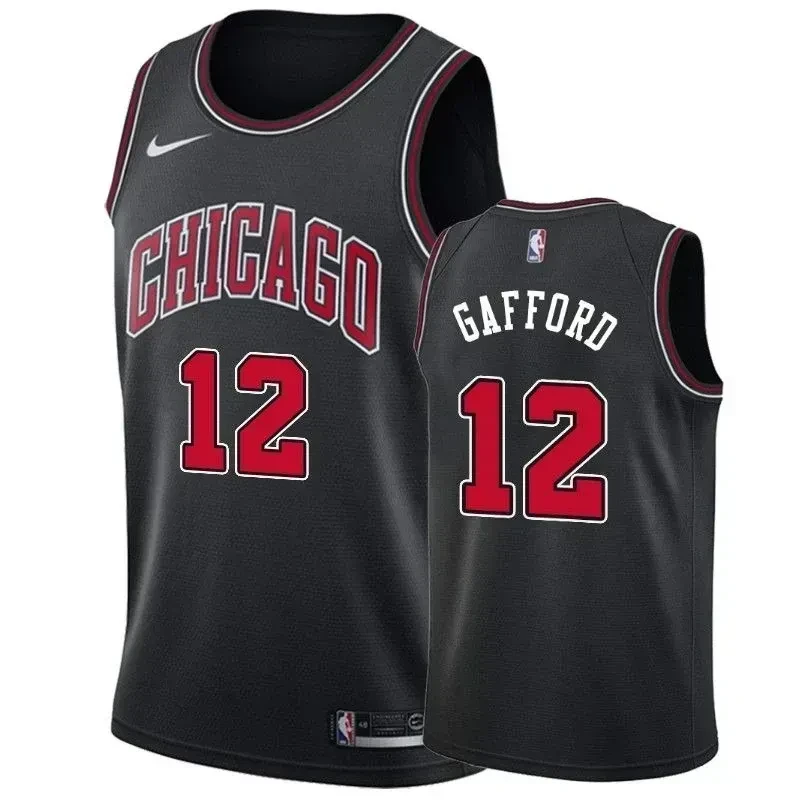 Men's Chicago Bulls Daniel Gafford Statet Basketball Jersey - JS241 