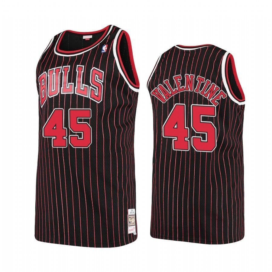 Men's Chicago Bulls Denzel Valentine 45 Hardwood Classics Basketball Jersey - JS825 