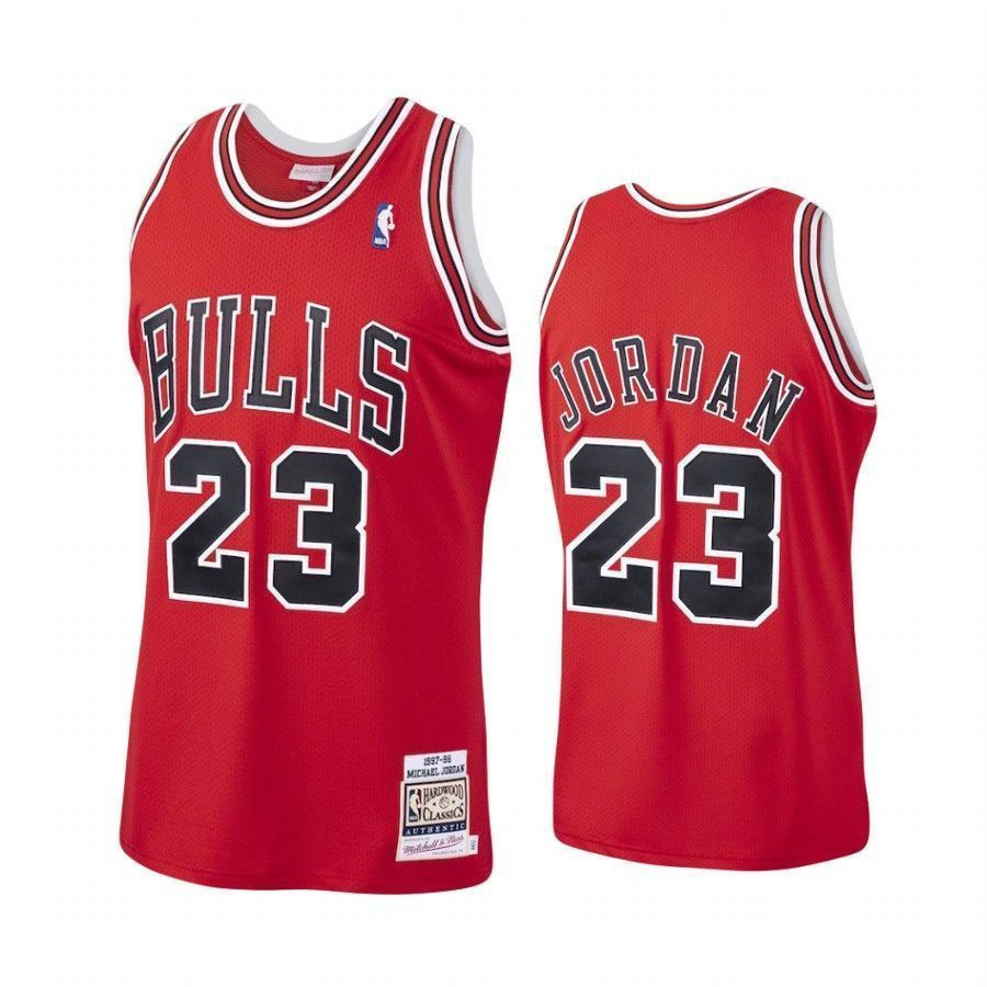 Men's Chicago Bulls Michael Jordan 23 Hardwood Classics Basketball Jersey - JS370 