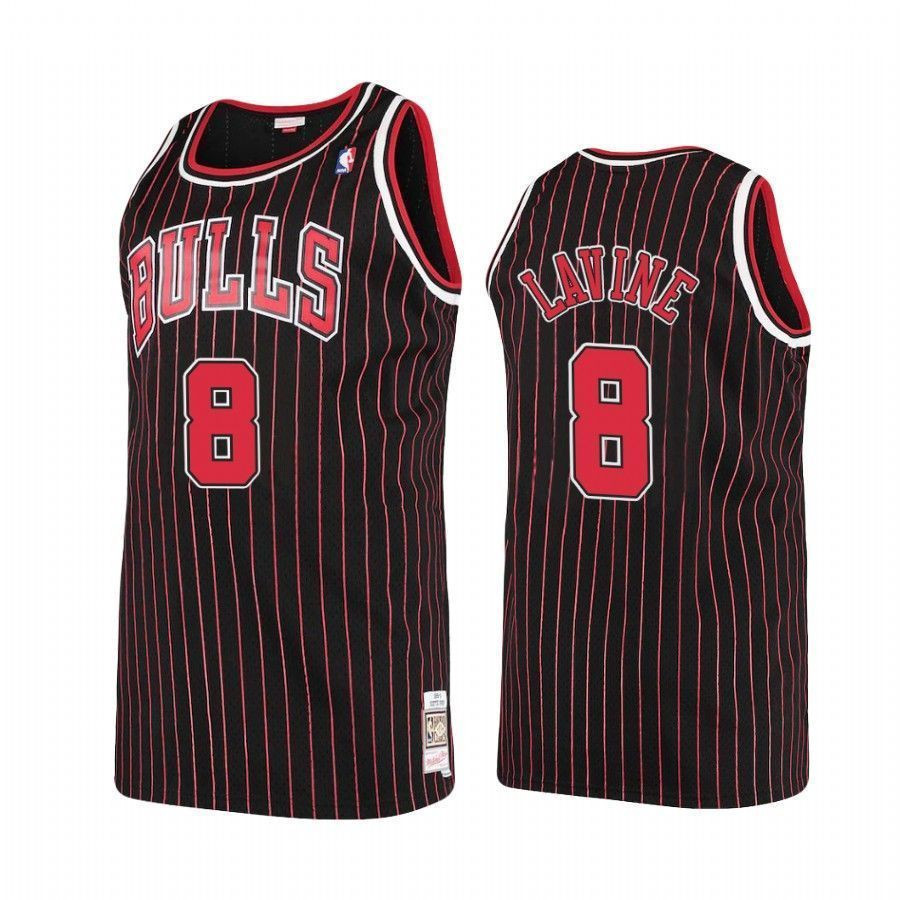 Men's Chicago Bulls Zach Lavine 8 Hardwood Classics Basketball Jersey - JS642 
