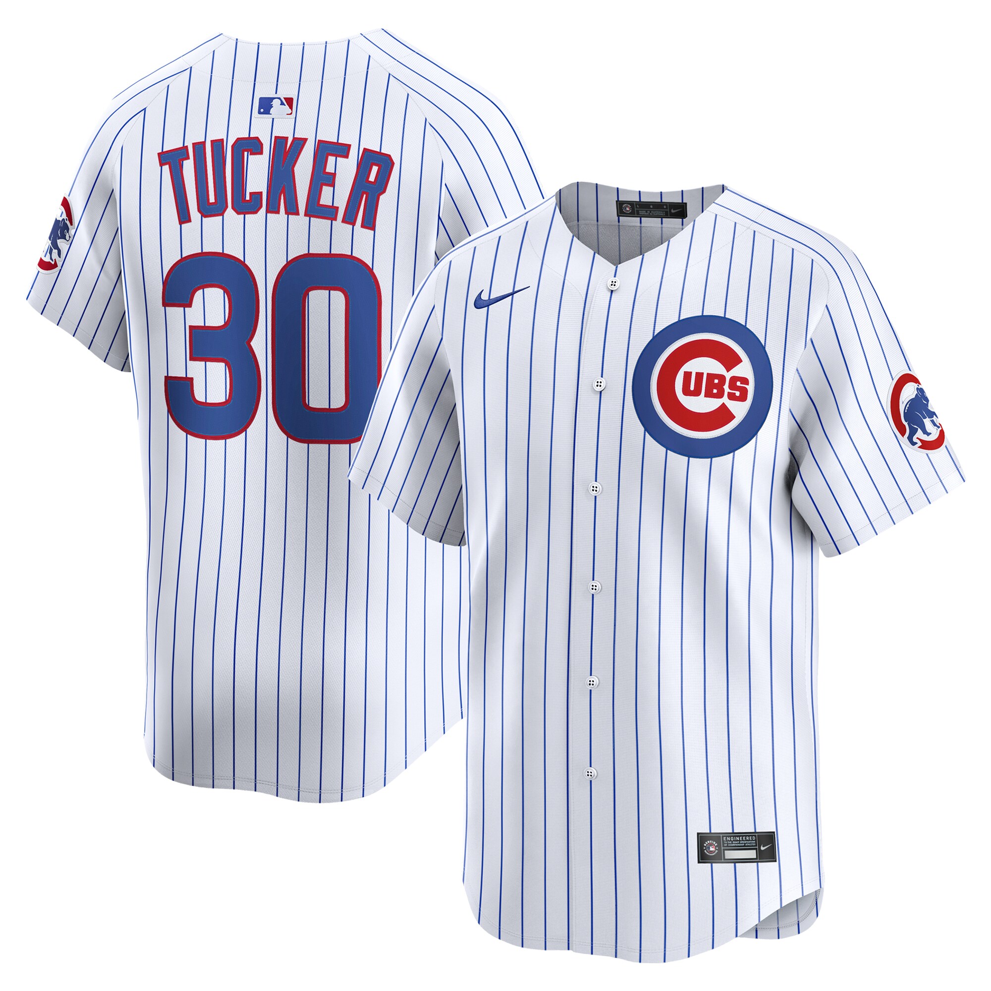 Men's Chicago Cubs Kyle Tucker White Home Limited Player Jersey