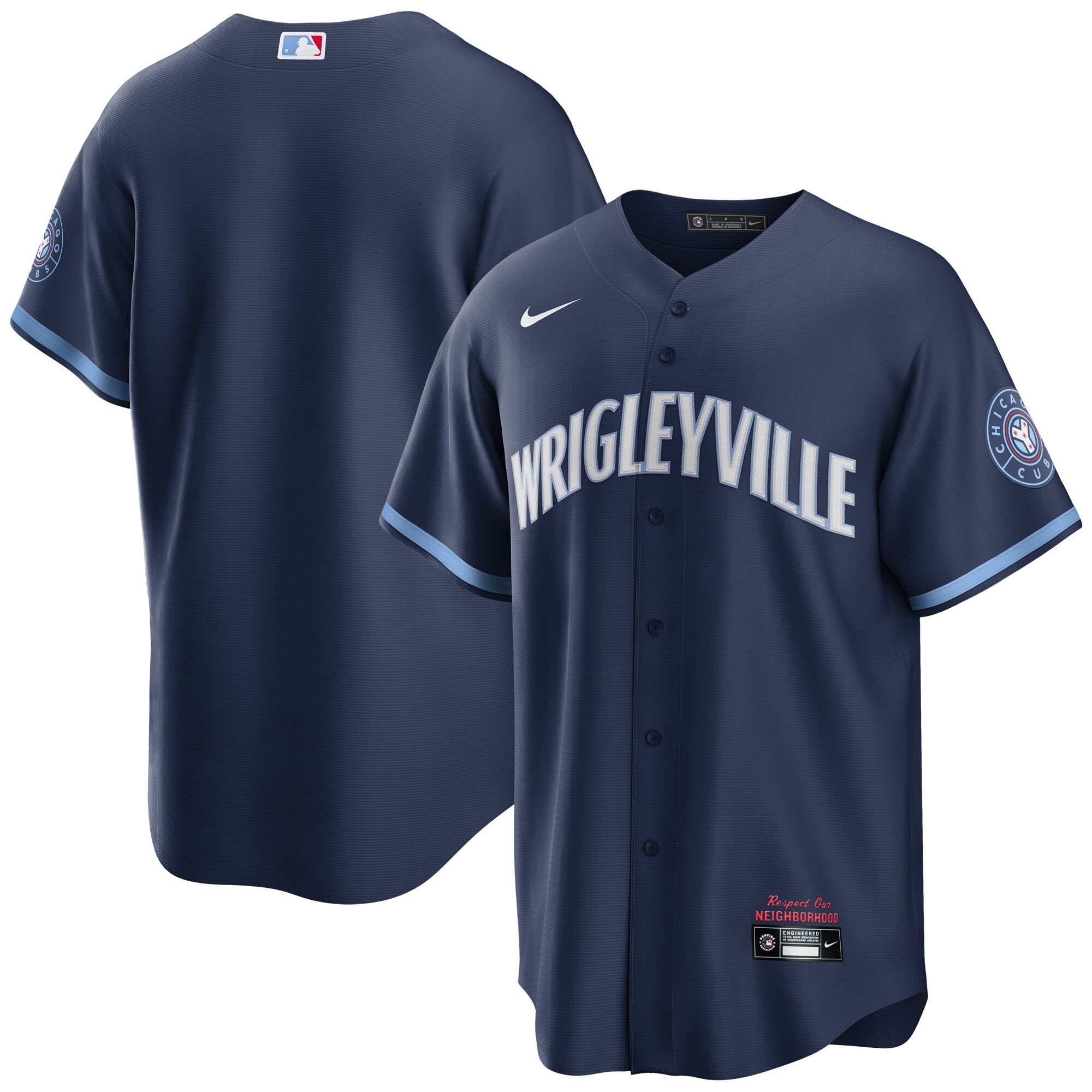 Men's Chicago Cubs Navy City Connect Jersey