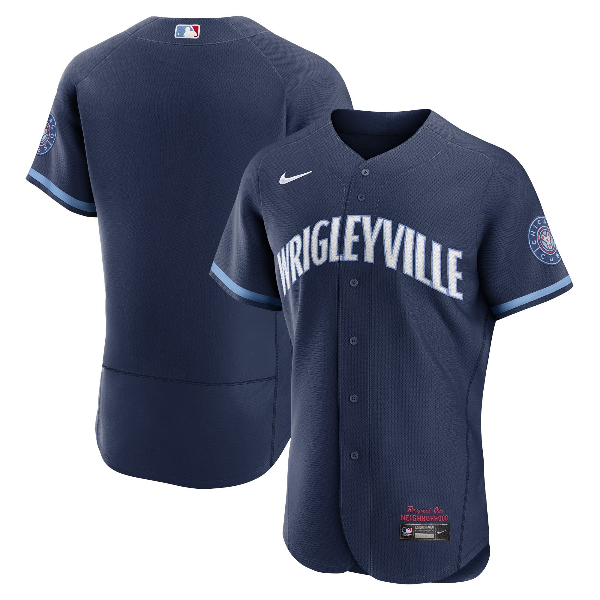 Men's Chicago Cubs Navy City Connect Jersey