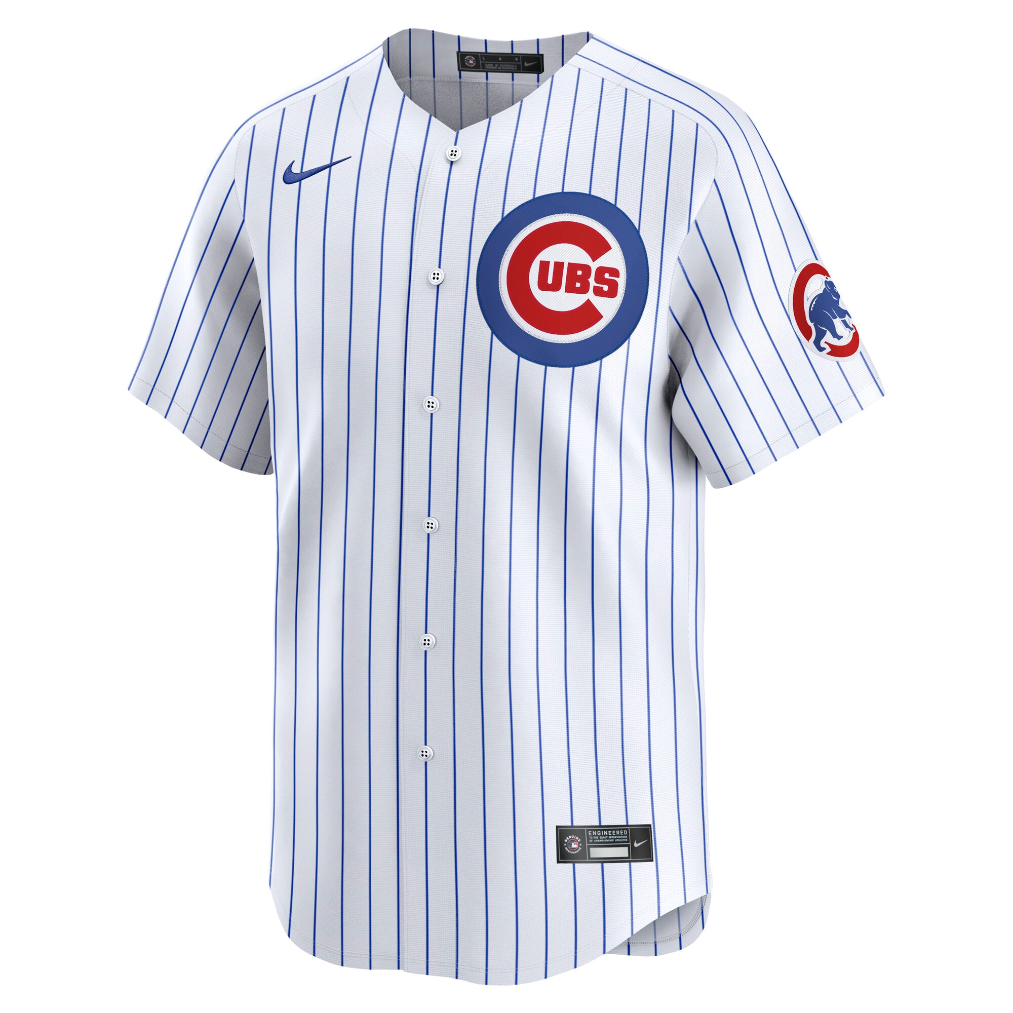 Alternative view of Men's Chicago Cubs Seiya Suzuki White Home Limited Player Baseball Jersey