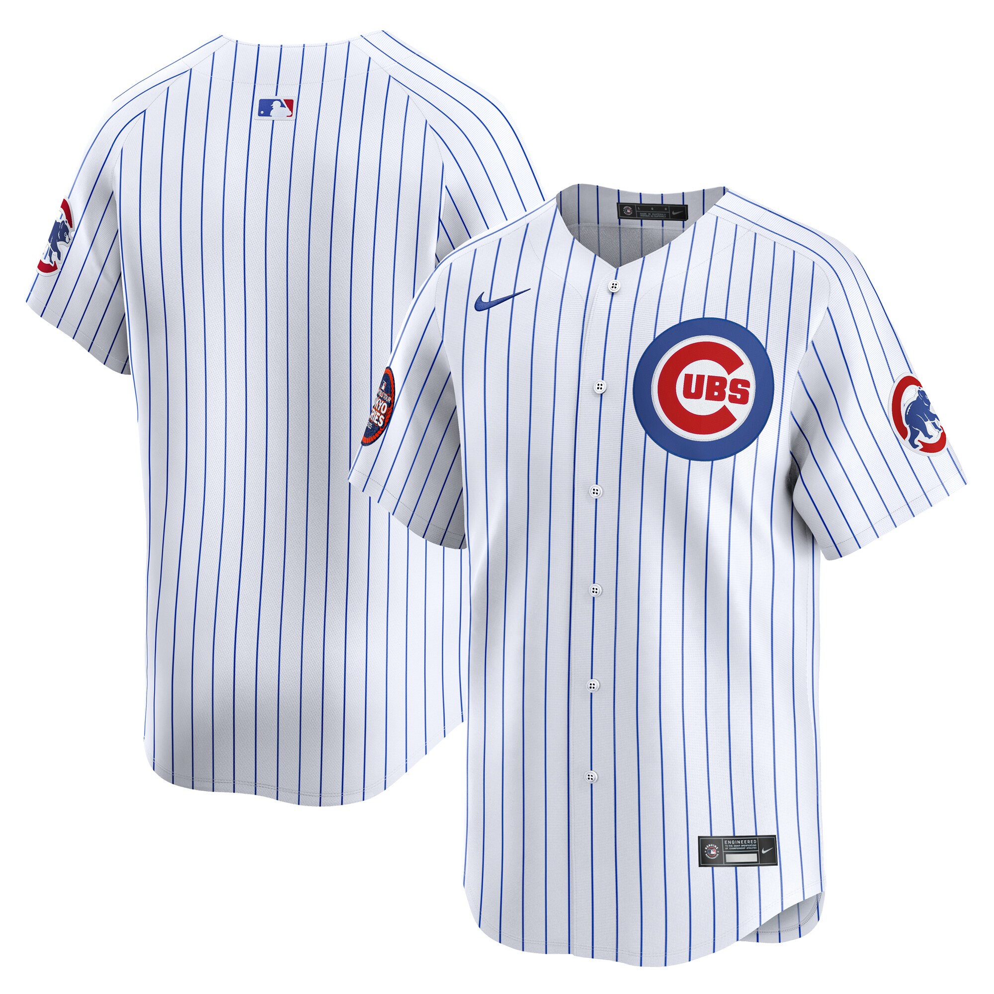Men's Chicago Cubs White 2025 MLB World Tour: Tokyo Series Home Limited Baseball Jersey