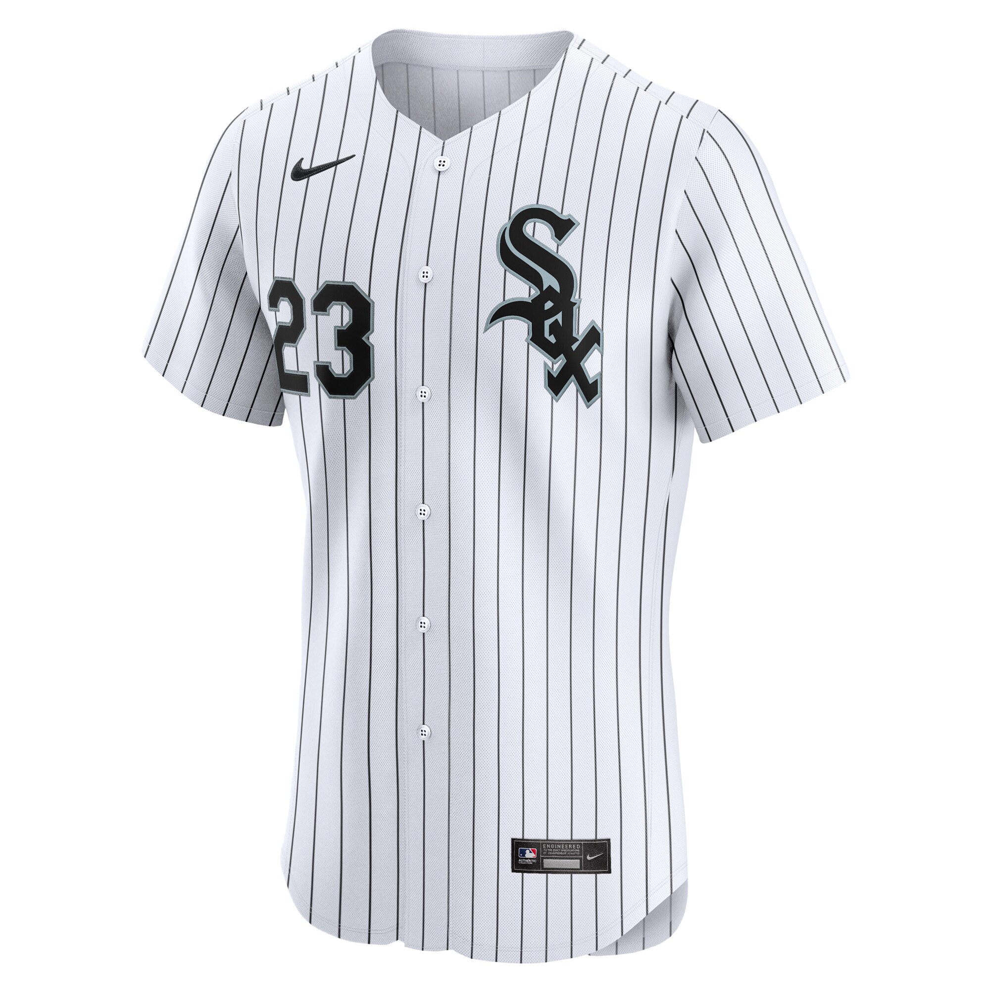 Alternative view of Men's Chicago White Sox Andrew Benintendi White Home Elite Player Jersey