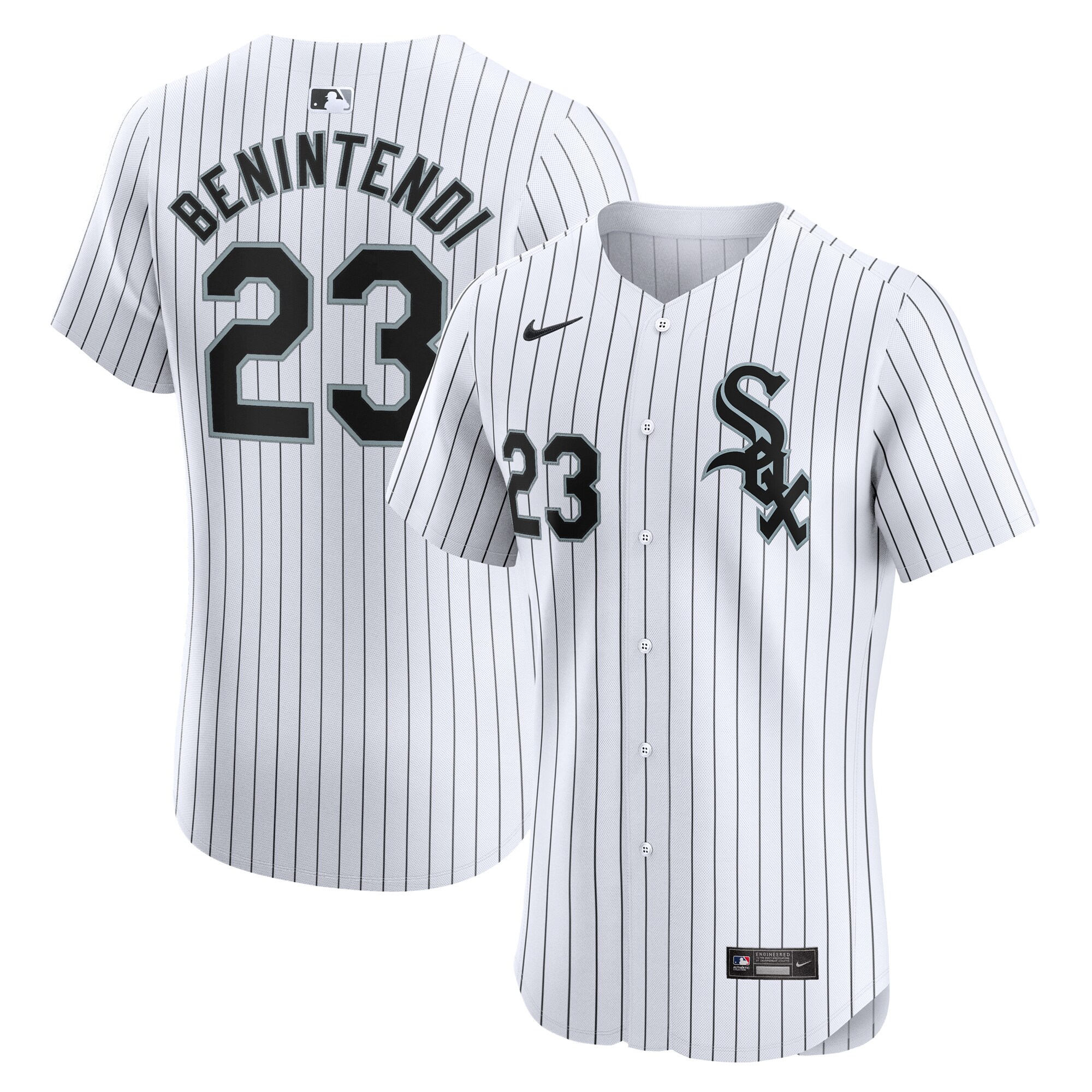 Men's Chicago White Sox Andrew Benintendi White Home Elite Player Jersey