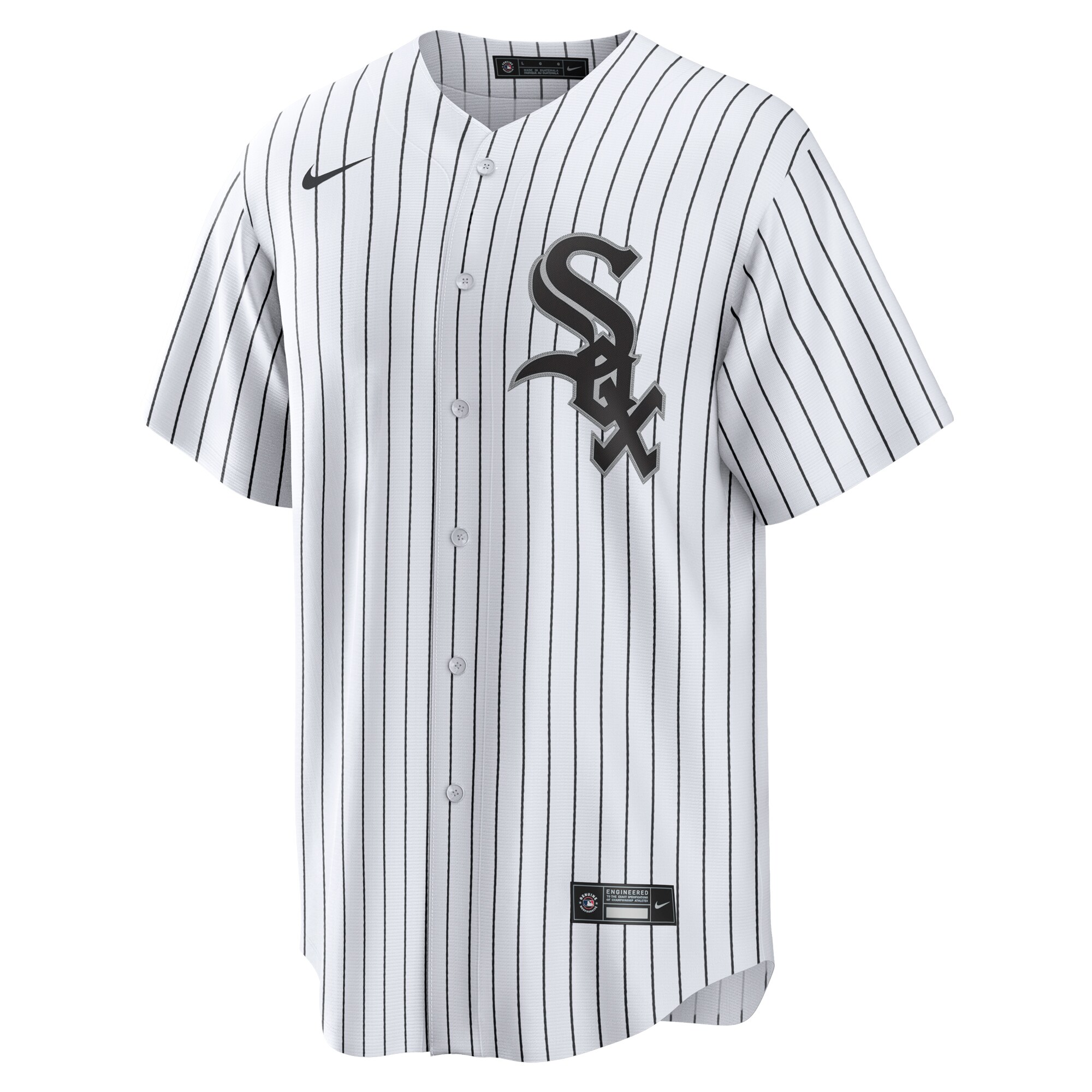 Alternative view of Men's Chicago White Sox Andrew Benintendi White/Black Home Official Player Jersey