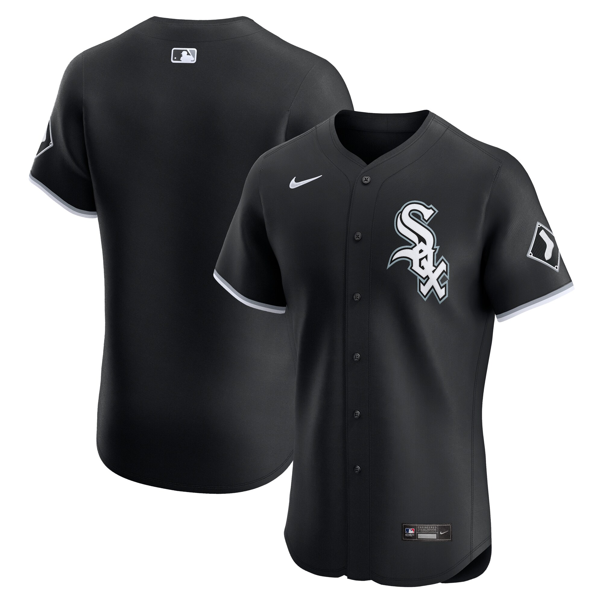 Men's Chicago White Sox Black Alternate Vapor Premier Elite Patch Jersey