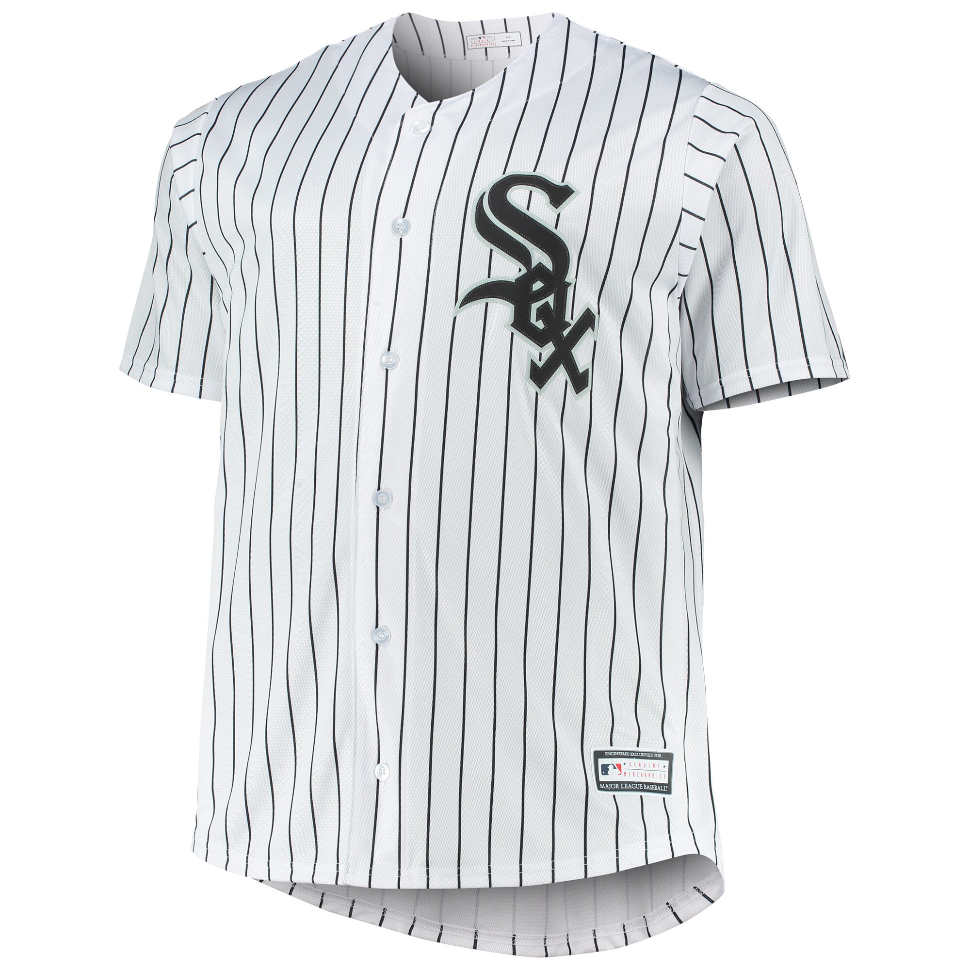 Alternative view of Men's Chicago White Sox Eloy Jimenez White Big & Tall Player Baseball Jersey