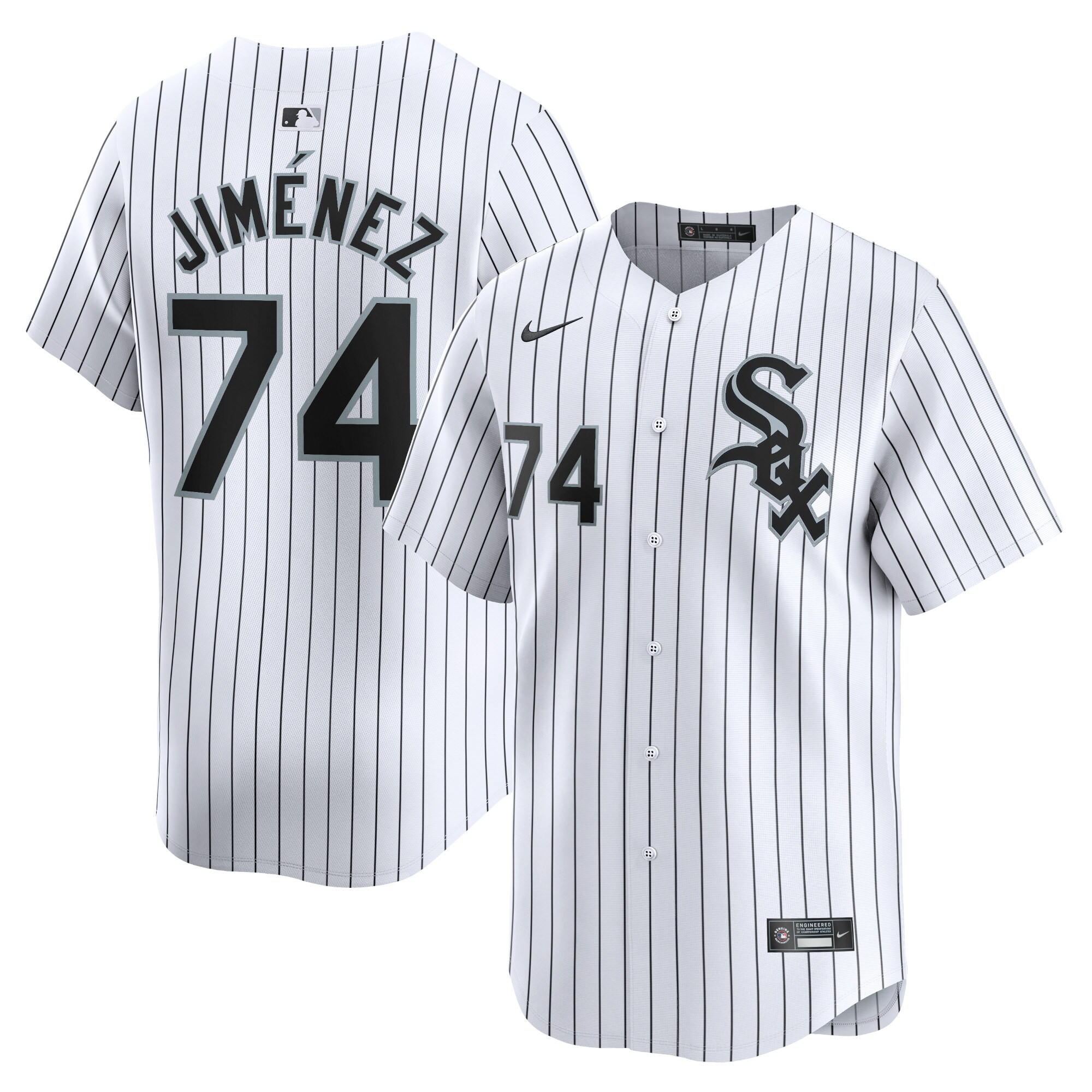 Men's Chicago White Sox Eloy Jimenez White Home Limited Player Baseball Jersey