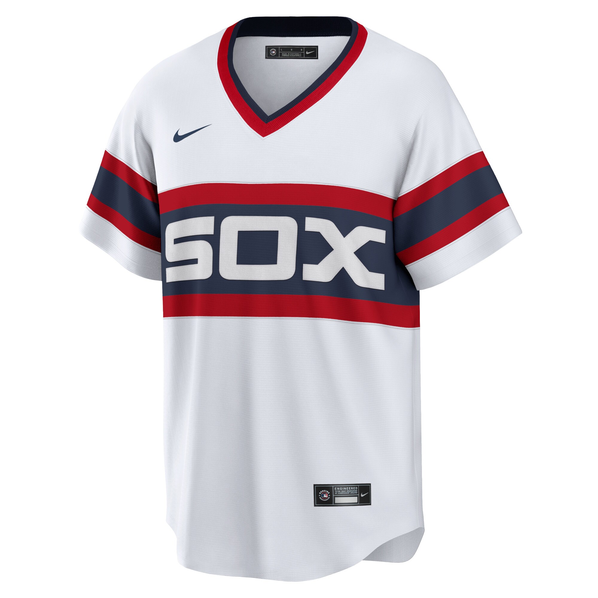Alternative view of Men's Chicago White Sox Frank Thomas White Home Cooperstown Collection Player Baseball Jersey