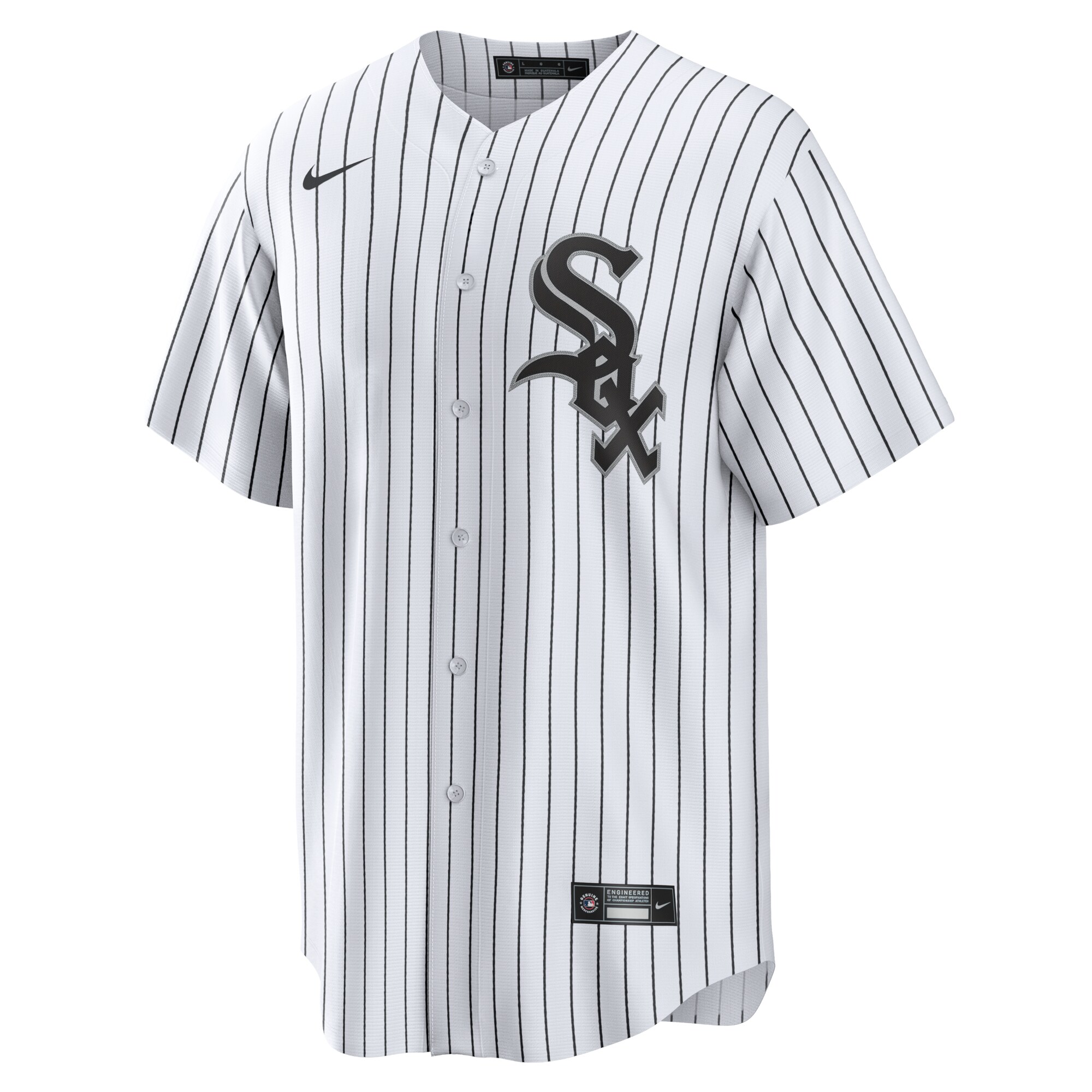 Alternative view of Men's Chicago White Sox Luis Robert White Player Name Jersey