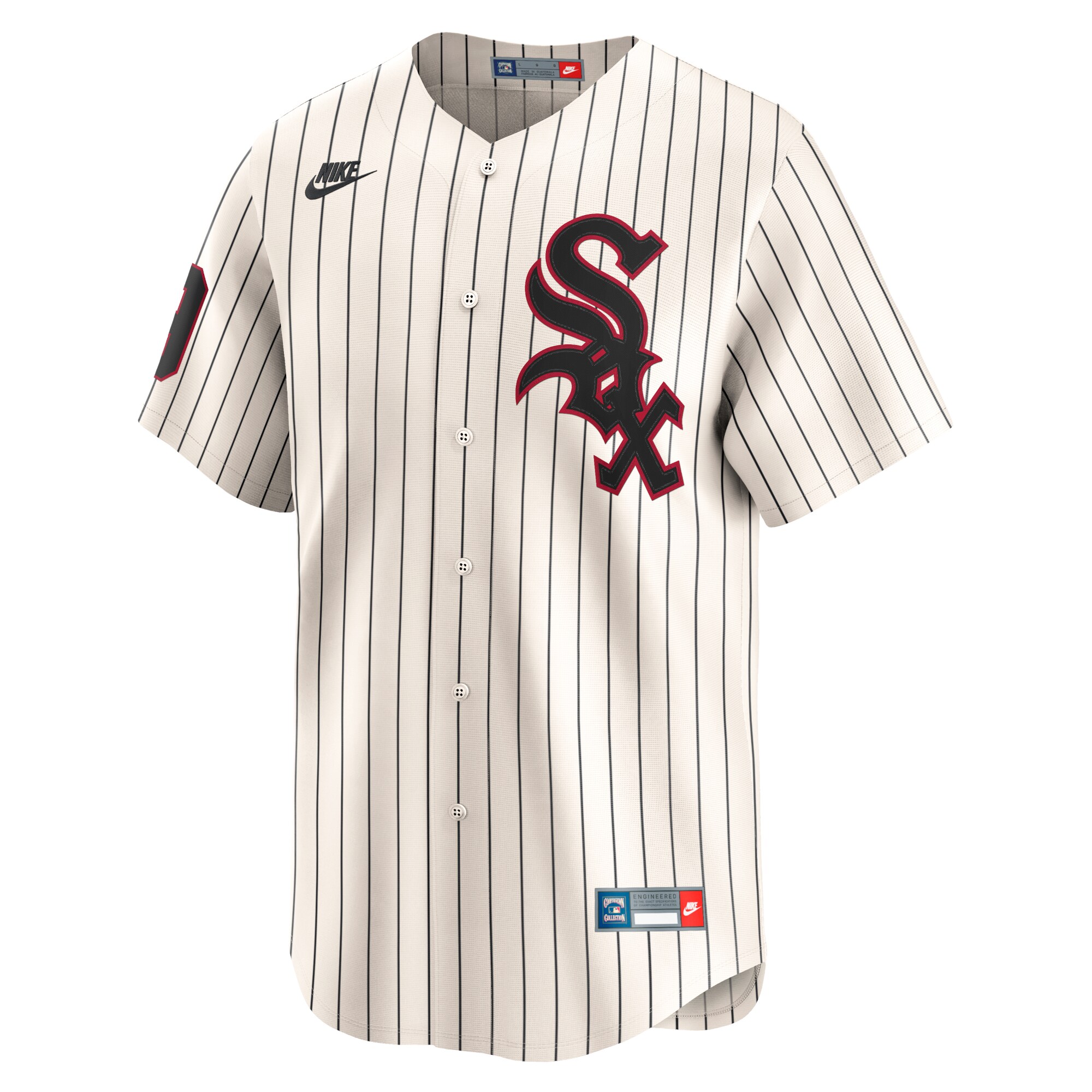 Alternative view of Men's Chicago White Sox Minnie Minoso Cream Throwback Cooperstown Limited Jersey