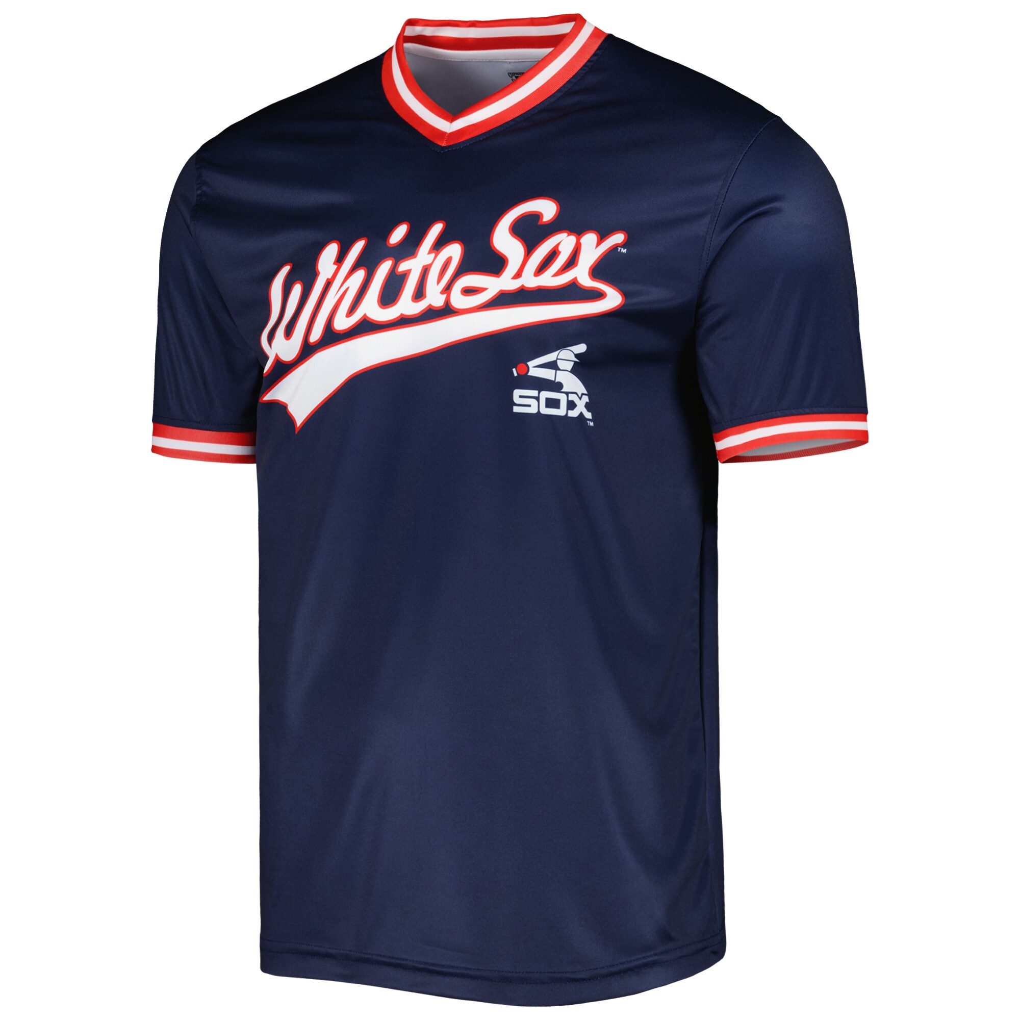 Alternative view of Men's Chicago White Sox Stitches Navy Cooperstown Collection Team Jersey