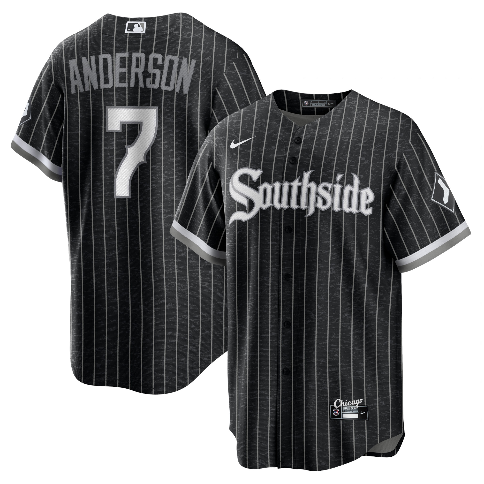 Men's Chicago White Sox Tim Anderson Black City Connect Player Jersey