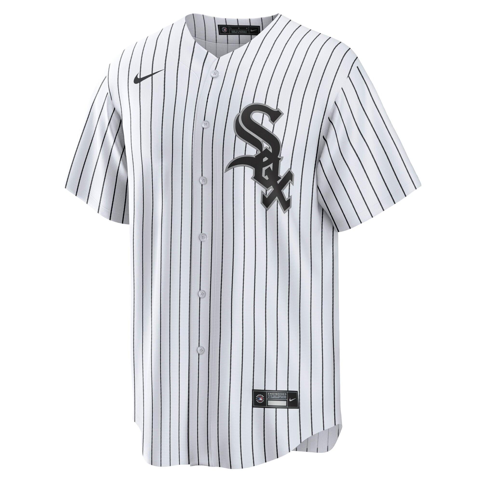 Alternative view of Men's Chicago White Sox White Big & Tall Home Team Jersey