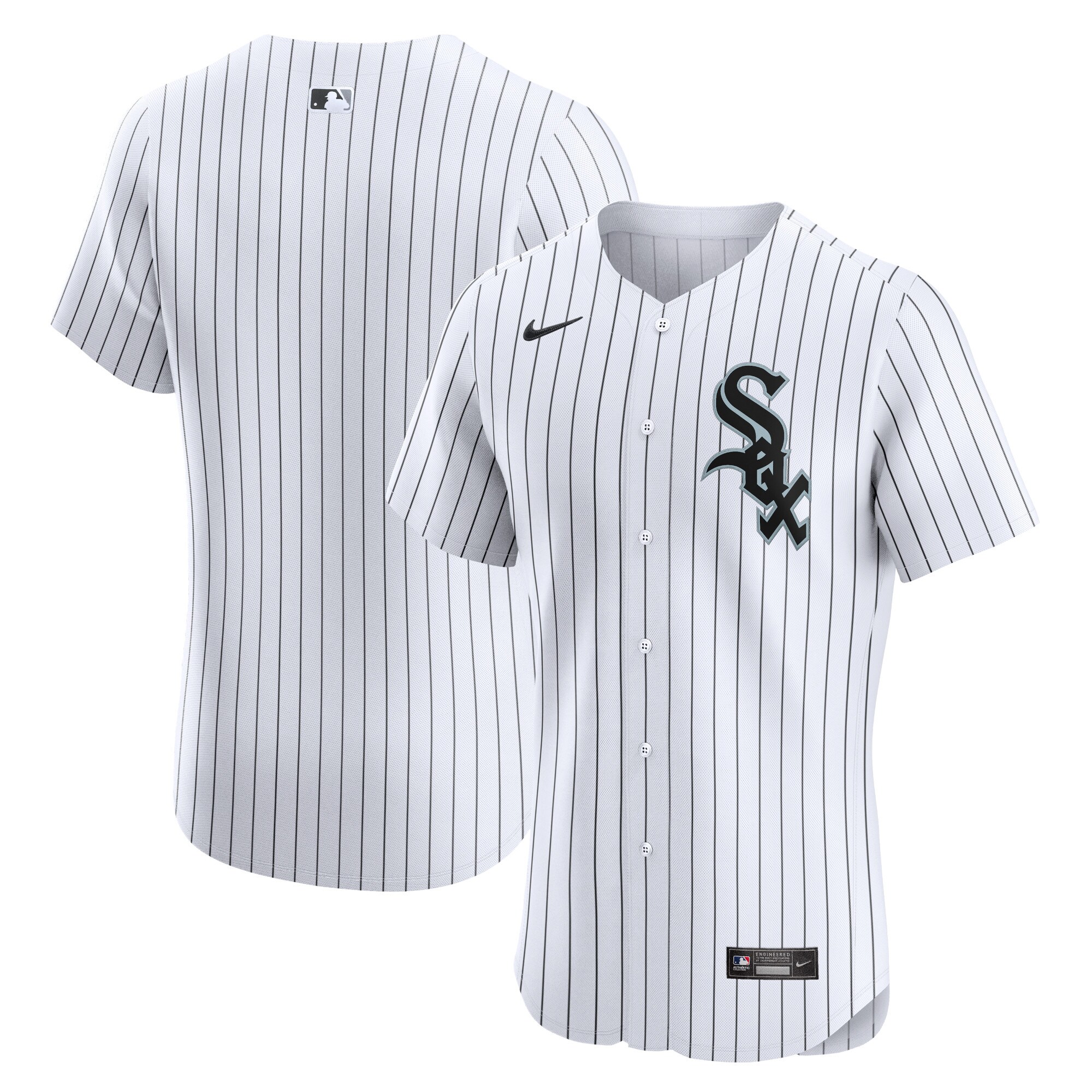 Men's Chicago White Sox White Home Elite Baseball Jersey