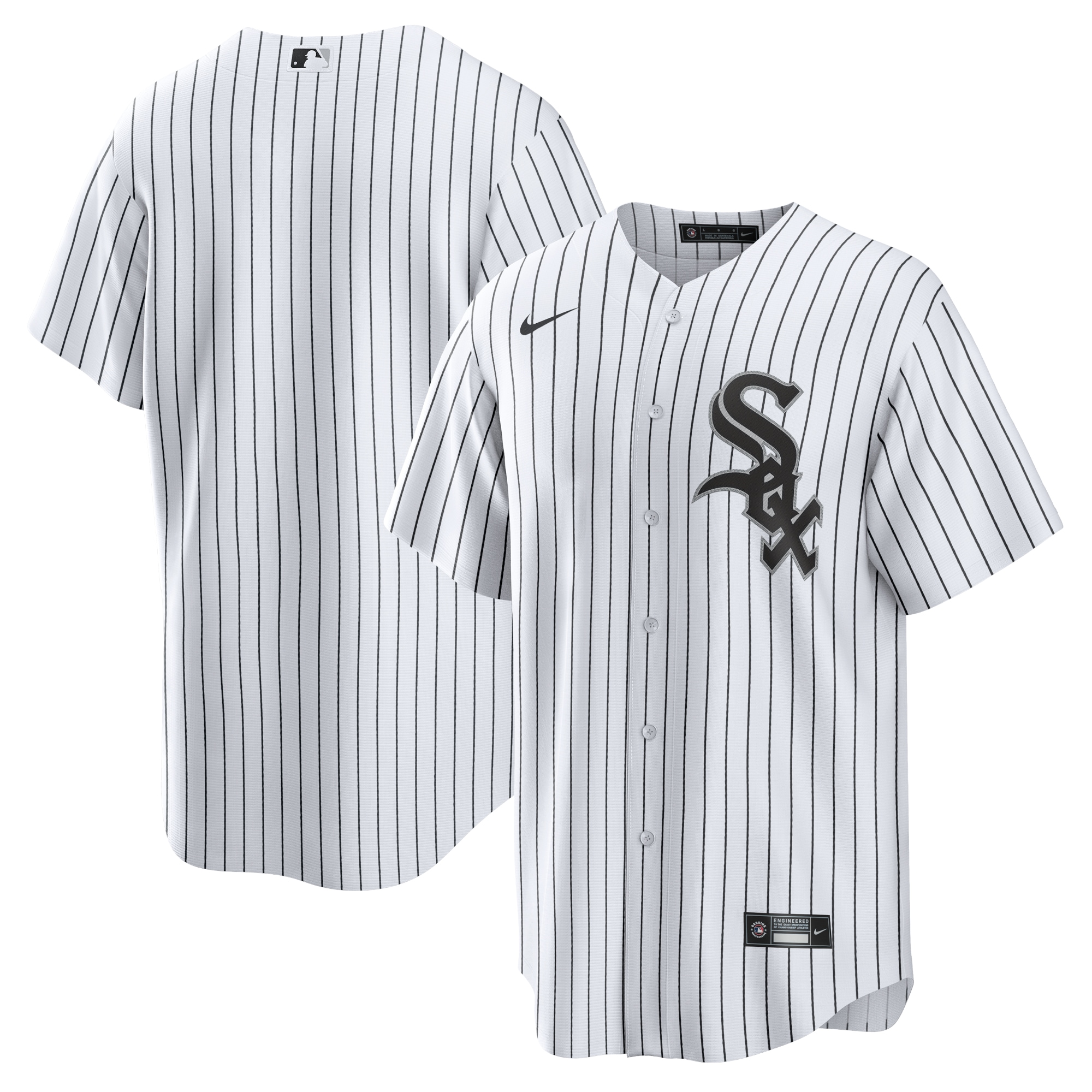Men's Chicago White Sox White Home Team Baseball Jersey