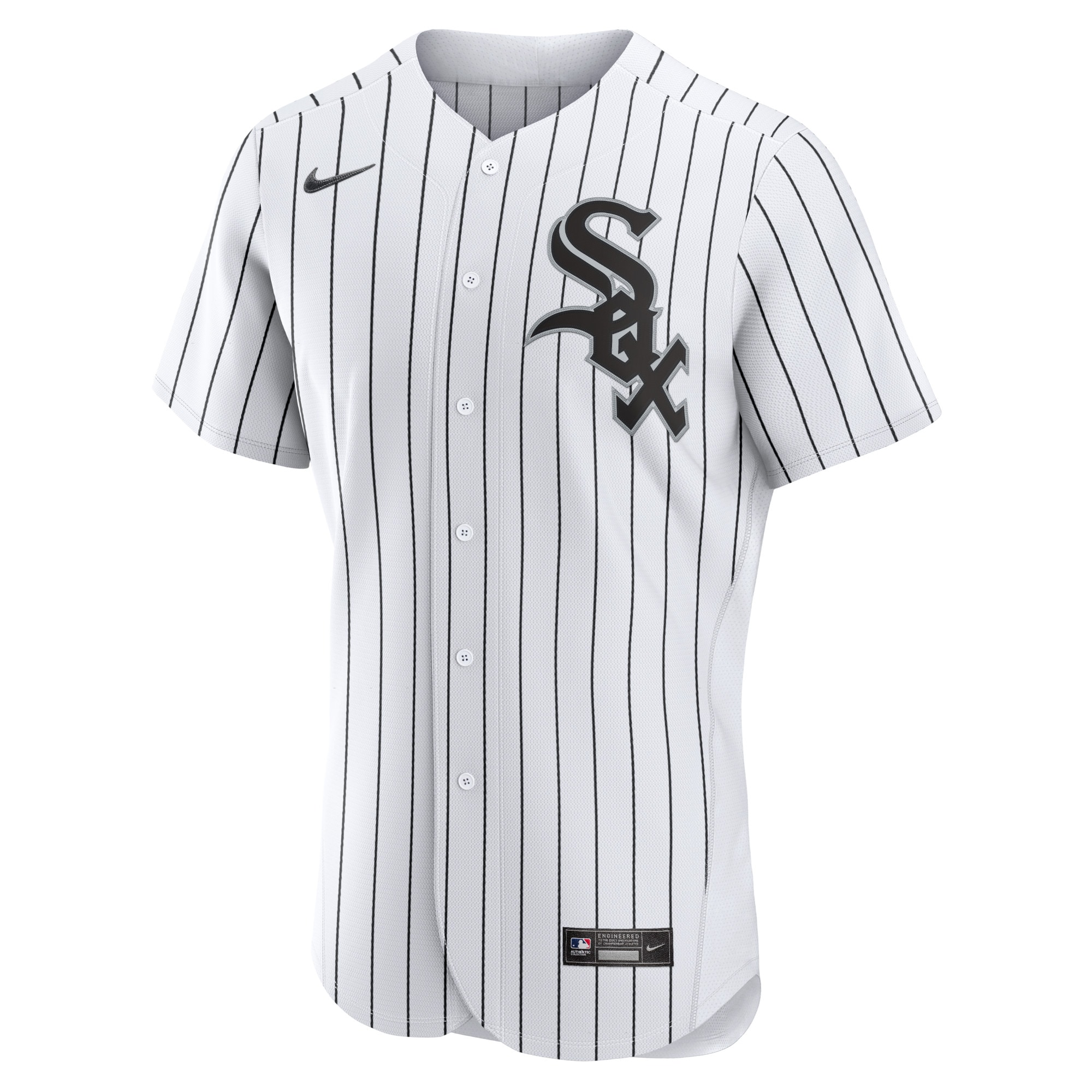 Alternative view of Men's Chicago White Sox Yoan Moncada White Home Player Baseball Jersey