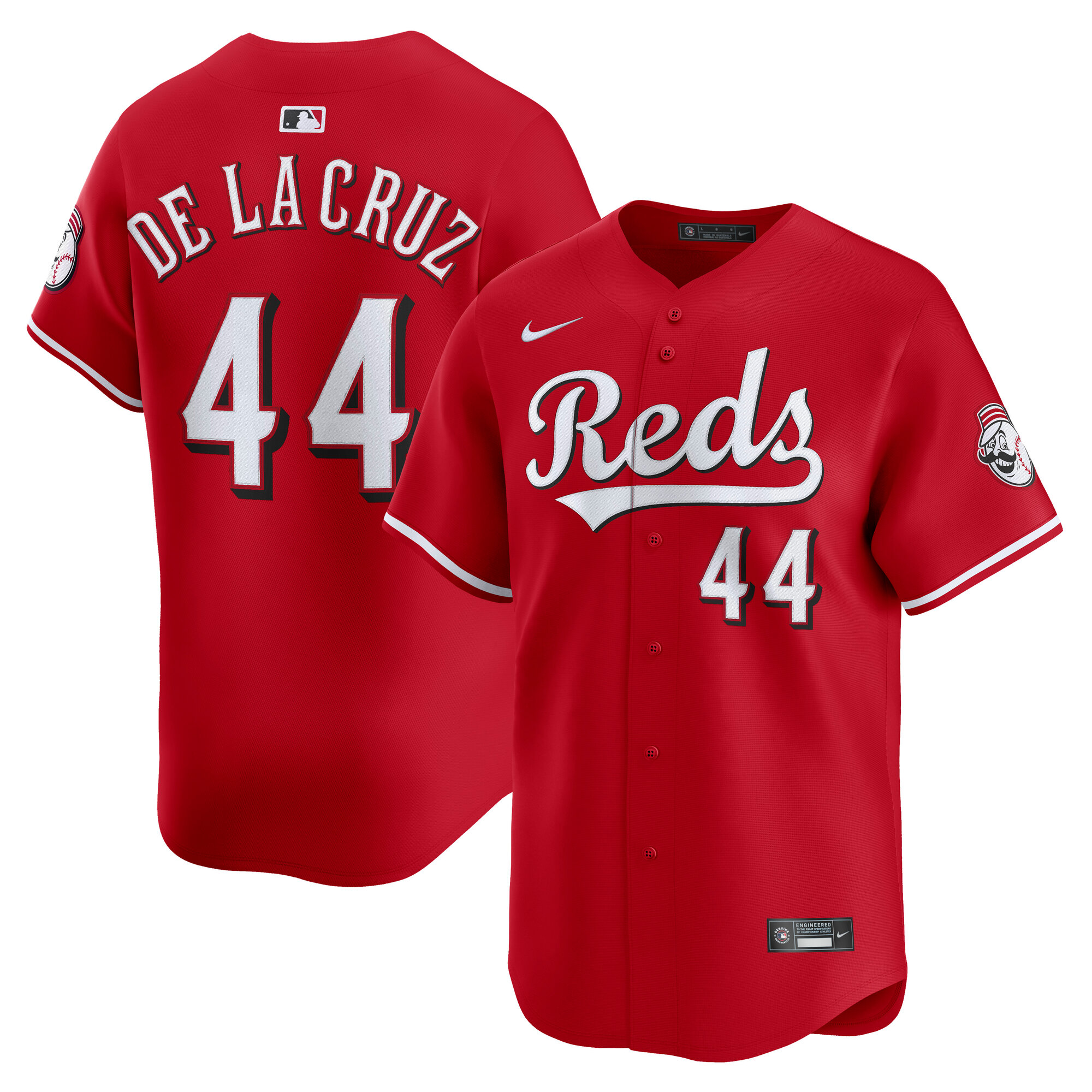 Men's Cincinnati Reds Elly De La Cruz Red Alternate Limited Player Baseball Jersey