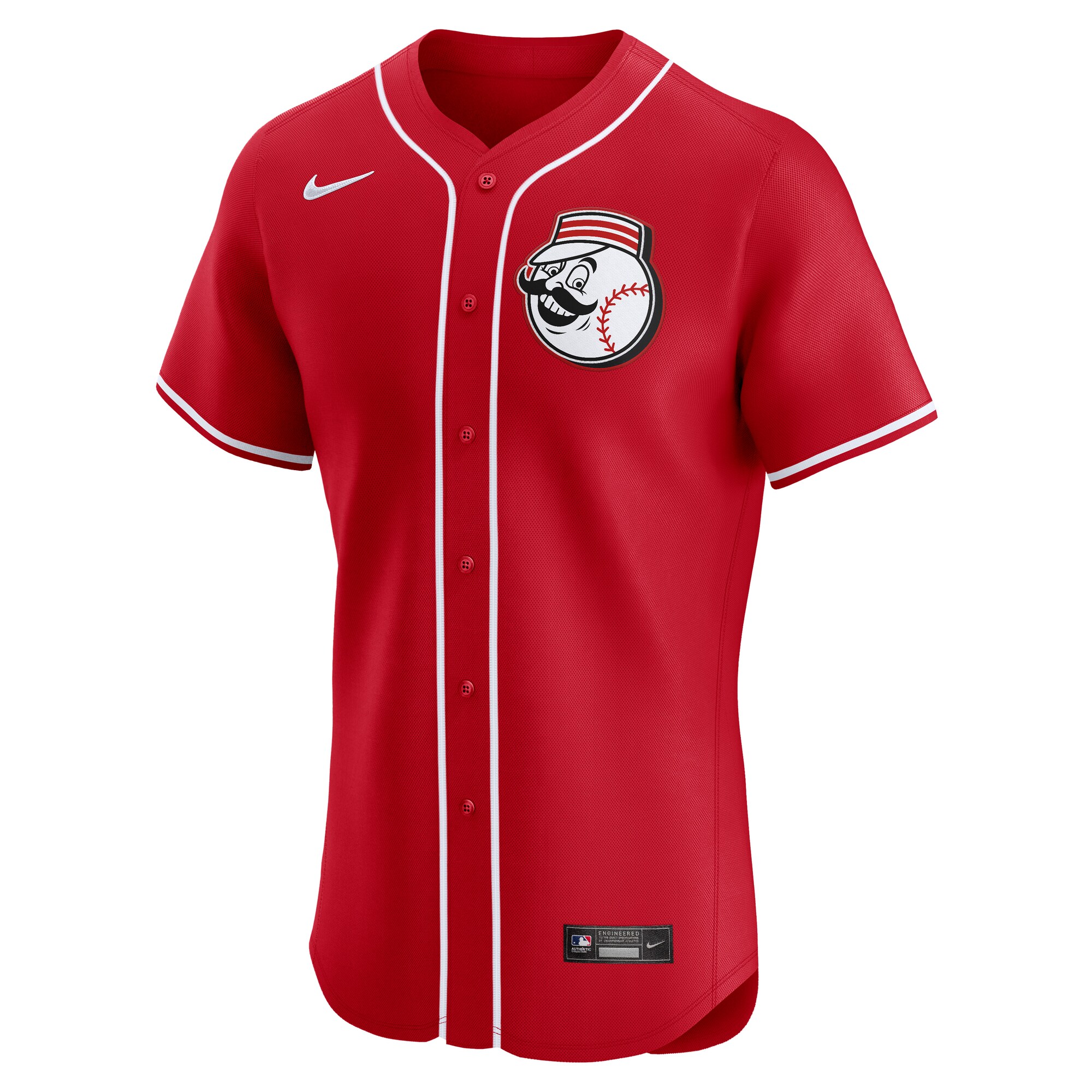 Alternative view of Men's Cincinnati Reds Red Alternate Elite Jersey