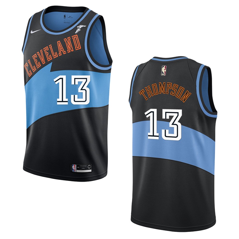 Men's Cleveland Cavaliers #13 Tristan Thompson Hardwood Classics Swingman Basketball Jersey - Black