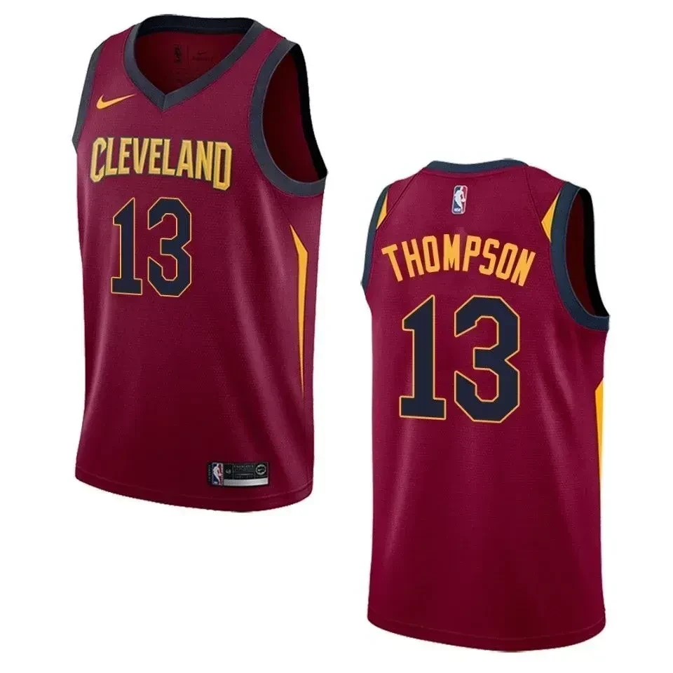 Men's Cleveland Cavaliers 13 Tristan Thompson Icon Swingman Basketball Jersey - Maroon - JS881