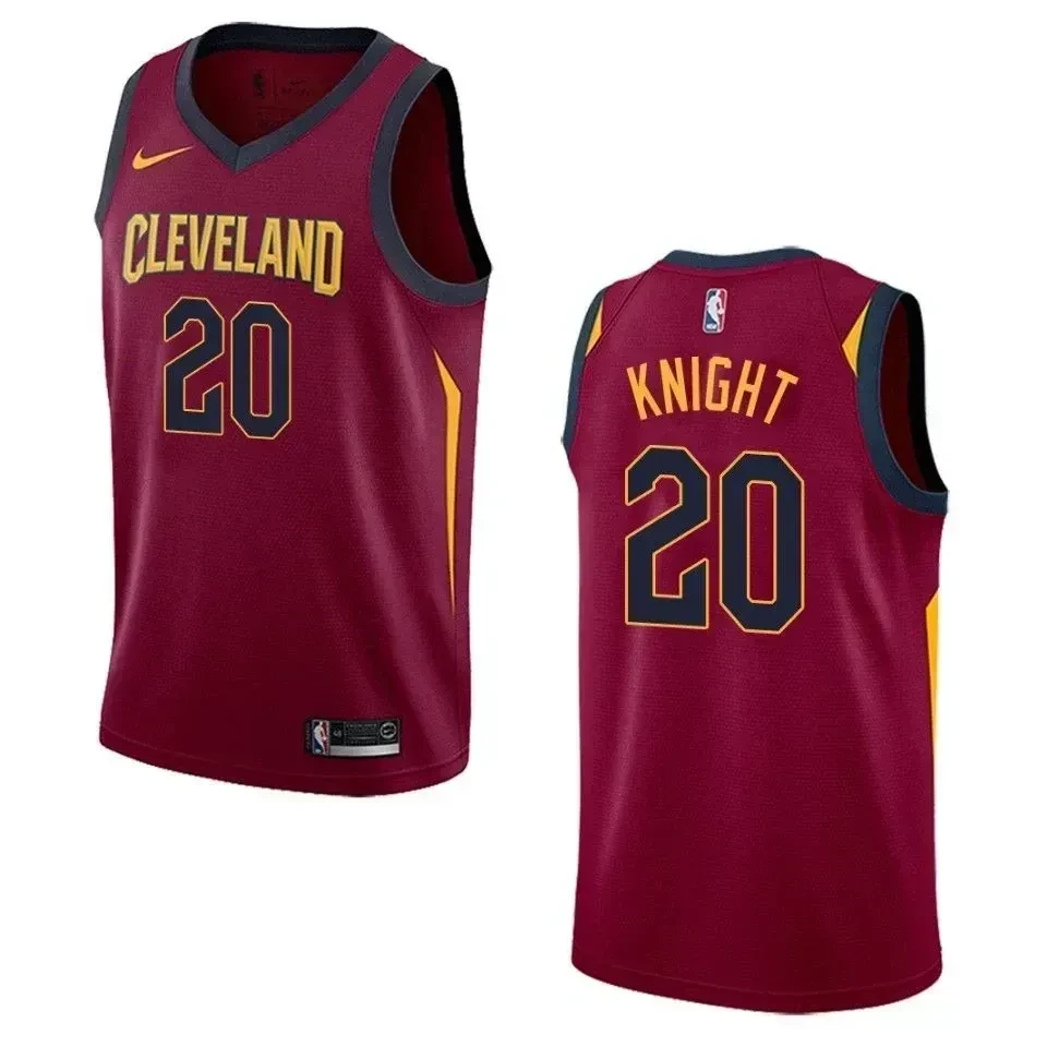 Men's Cleveland Cavaliers 20 Brandon Knight Icon Swingman Basketball Jersey - Maroon - JS843