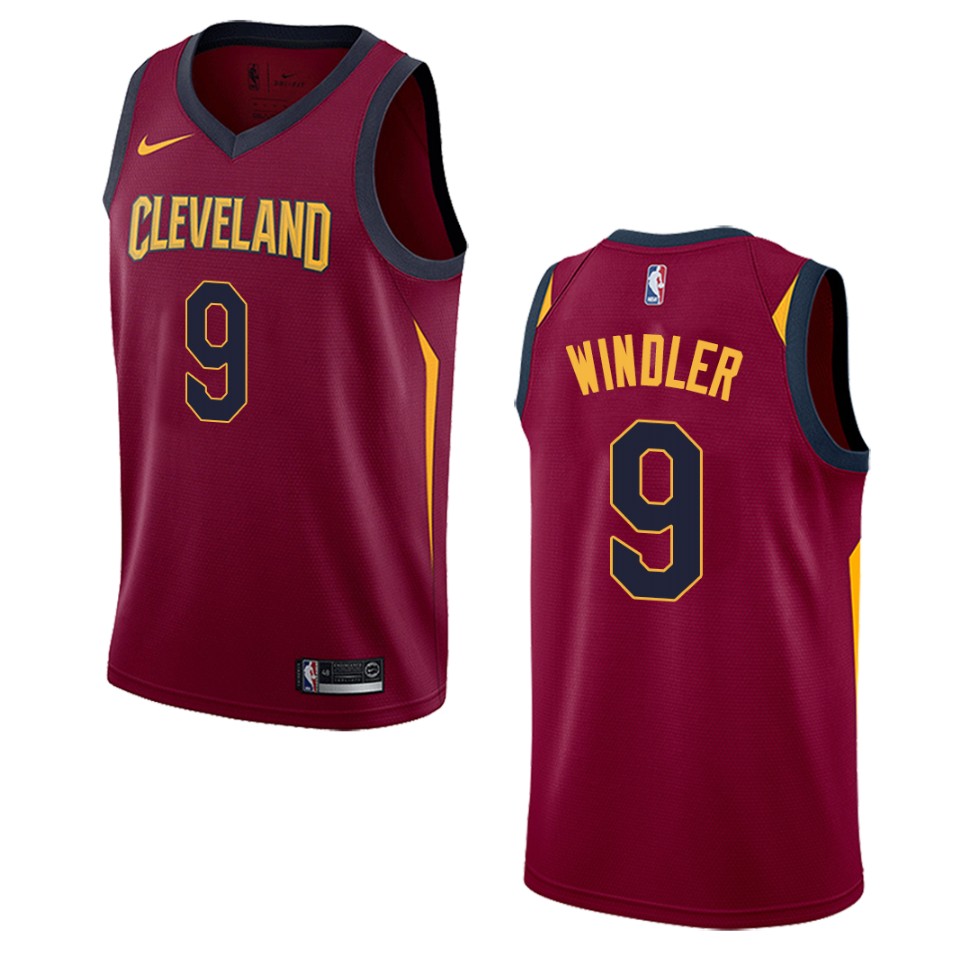 Men's Cleveland Cavaliers #9 Dylan Windler Icon Swingman Basketball Jersey - Maroon