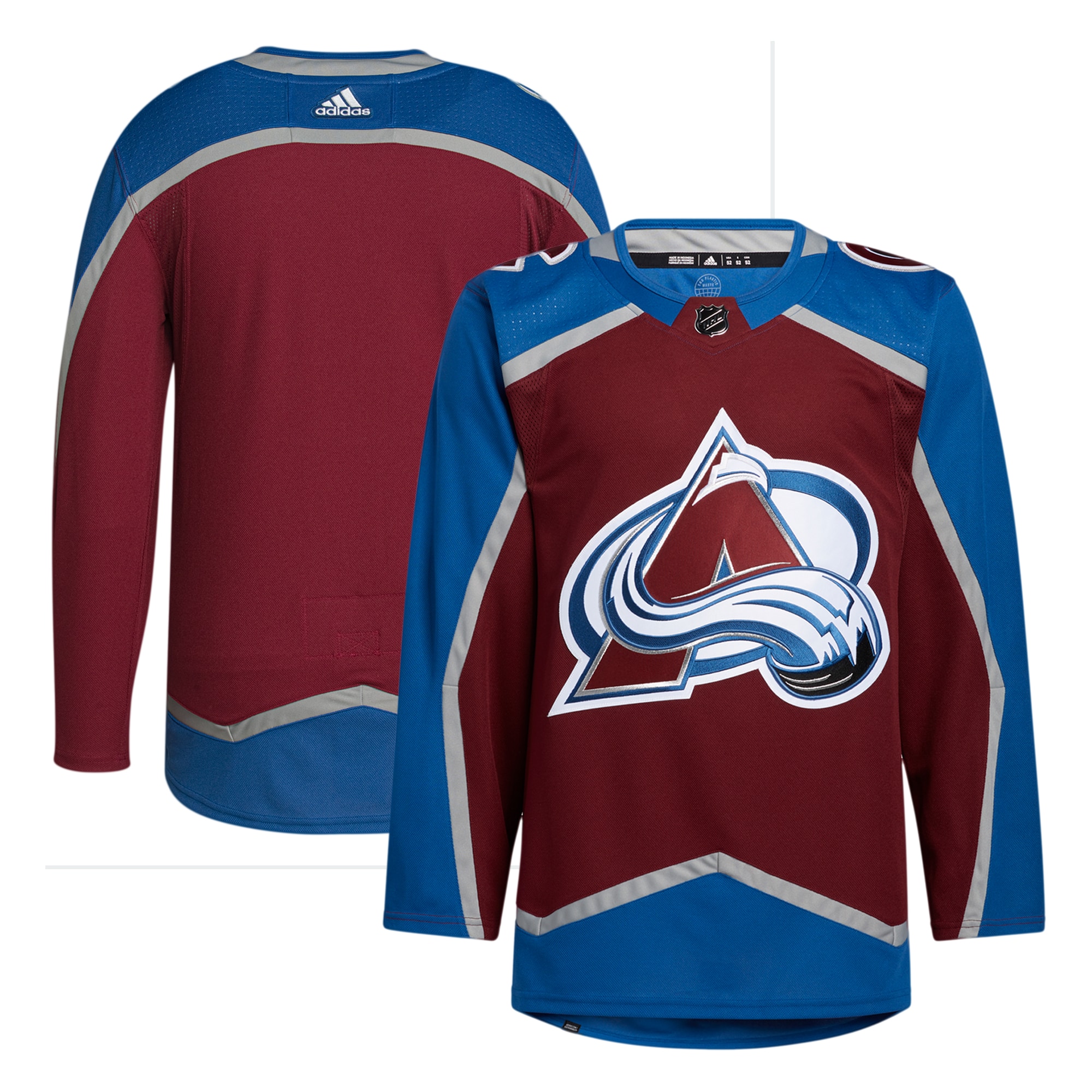 Men's Colorado Avalanche Burgundy Home Primegreen Hockey Jersey - JS951 