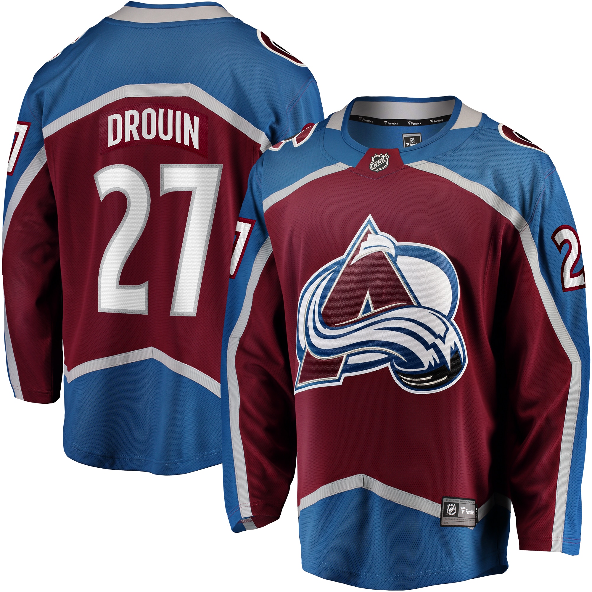 Men's Colorado Avalanche Jonathan Drouin Maroon Home Breakaway Hockey Jersey - JS549 