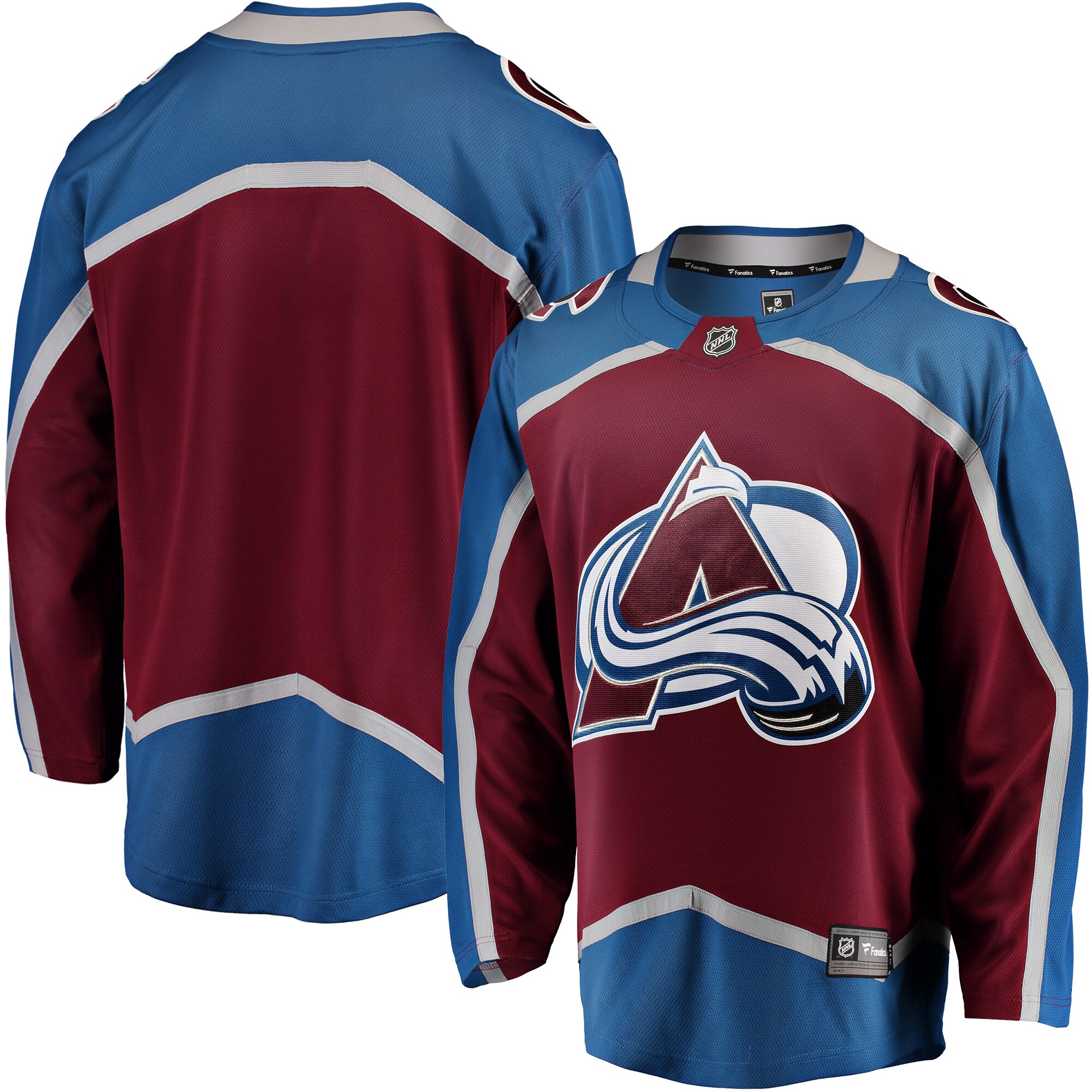 Men's Colorado Avalanche Maroon Breakaway Home Hockey Jersey - JS330 