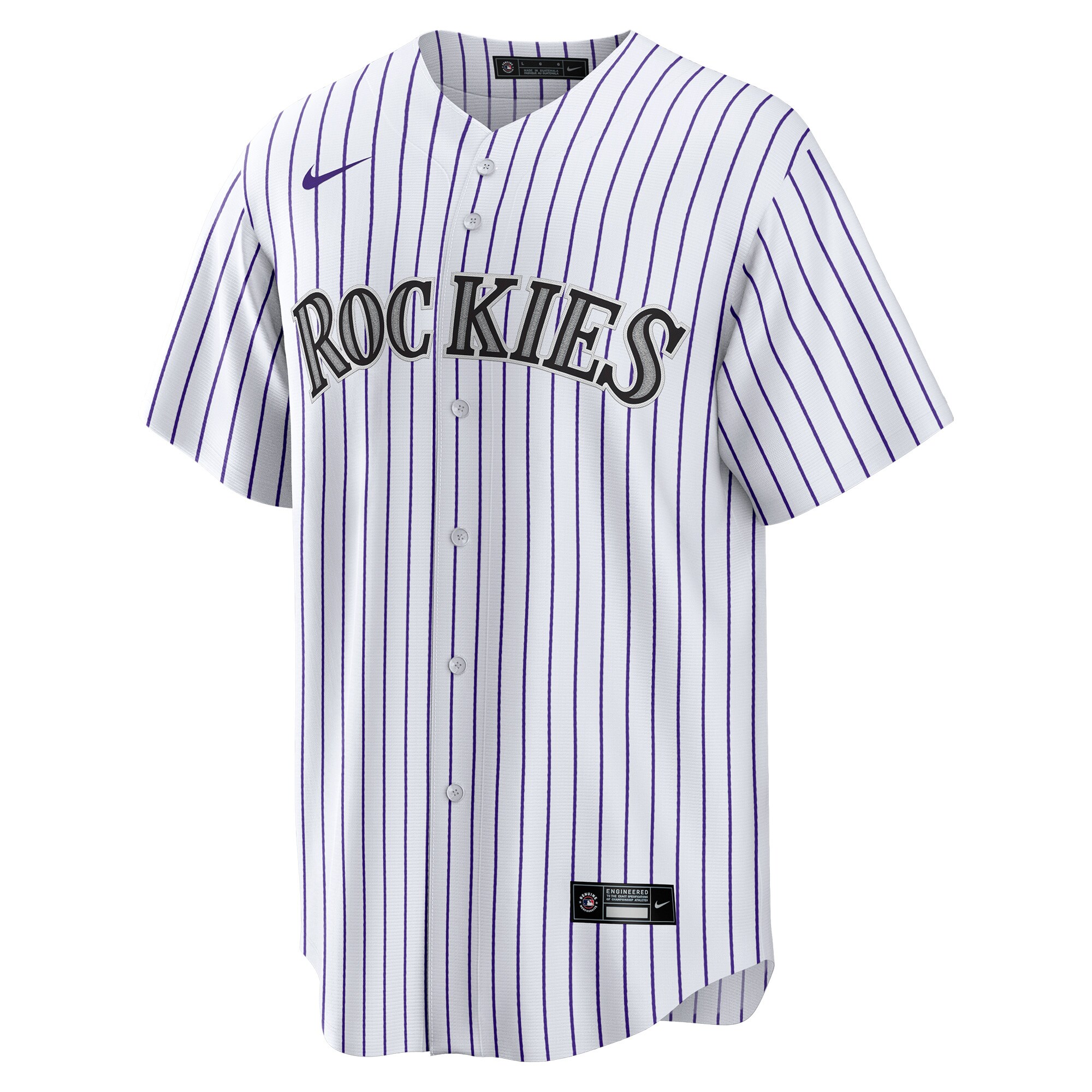 Alternative view of Men's Colorado Rockies Germán Márquez White Home Player Baseball Jersey