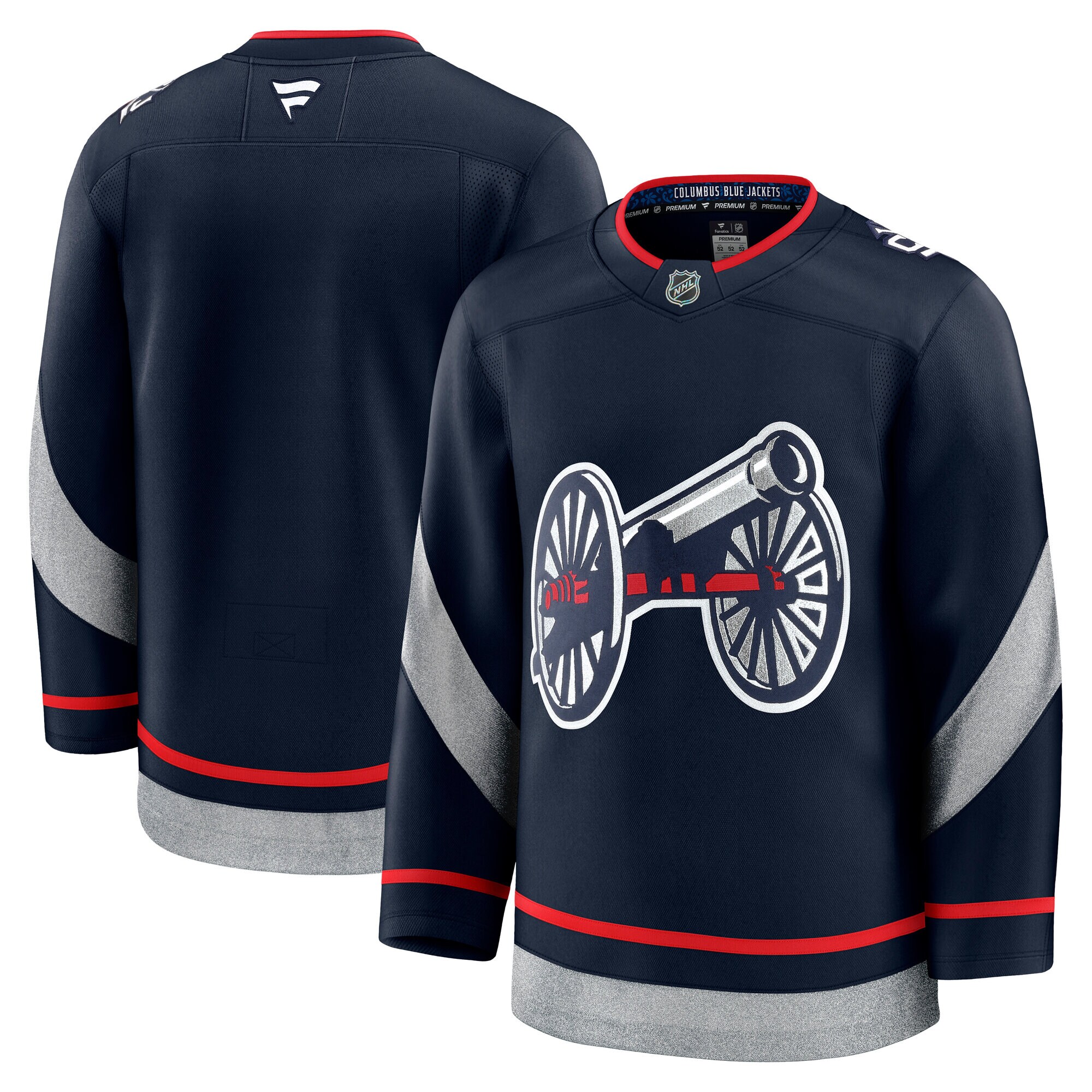 Men's Columbus Blue Jackets Navy 2025 NHL Stadium Series Premium Jersey - JS688 