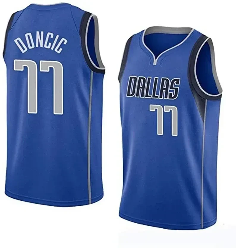 Men’s Dallas Mavericks Luka Doncic 77 Basketball Jersey Basketball Jersey - JS581 