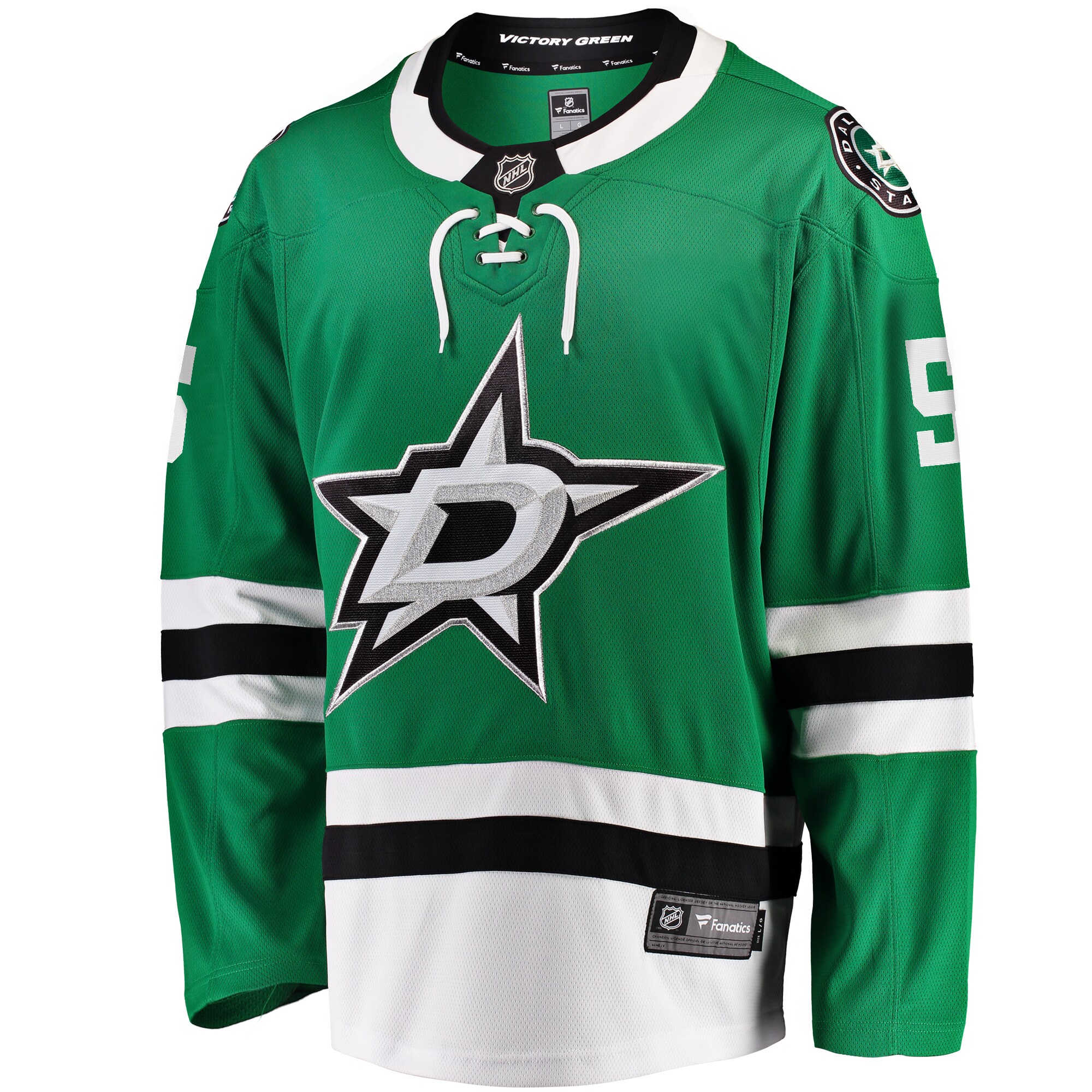 Alternative view of Men's Dallas Stars Nils Lundkvist Kelly Green Home Premier Breakaway Player Hockey Jersey - JS534 