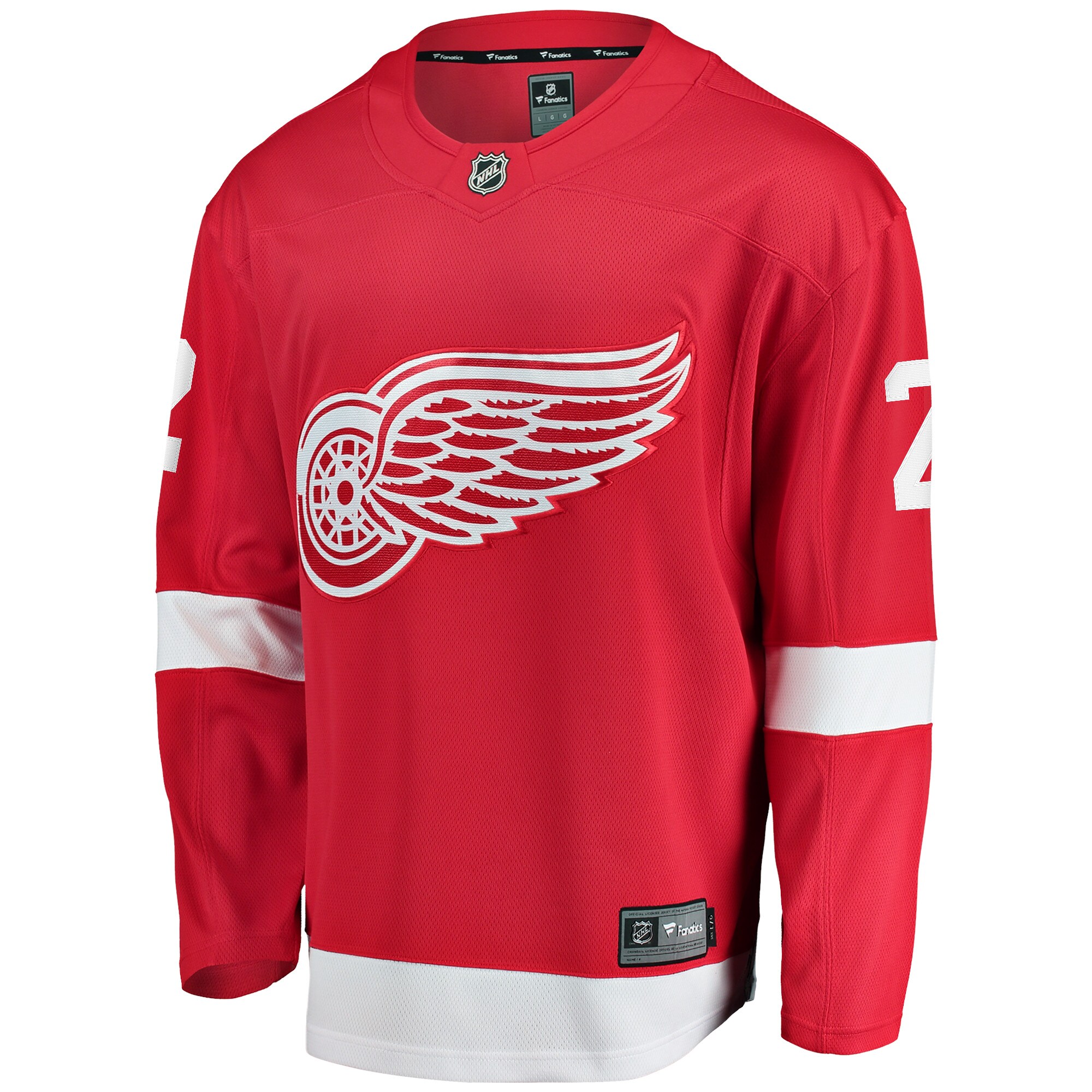 Alternative view of Men's Detroit Red Wings Olli Maatta Red Home Breakaway Player Hockey Jersey - JS356 